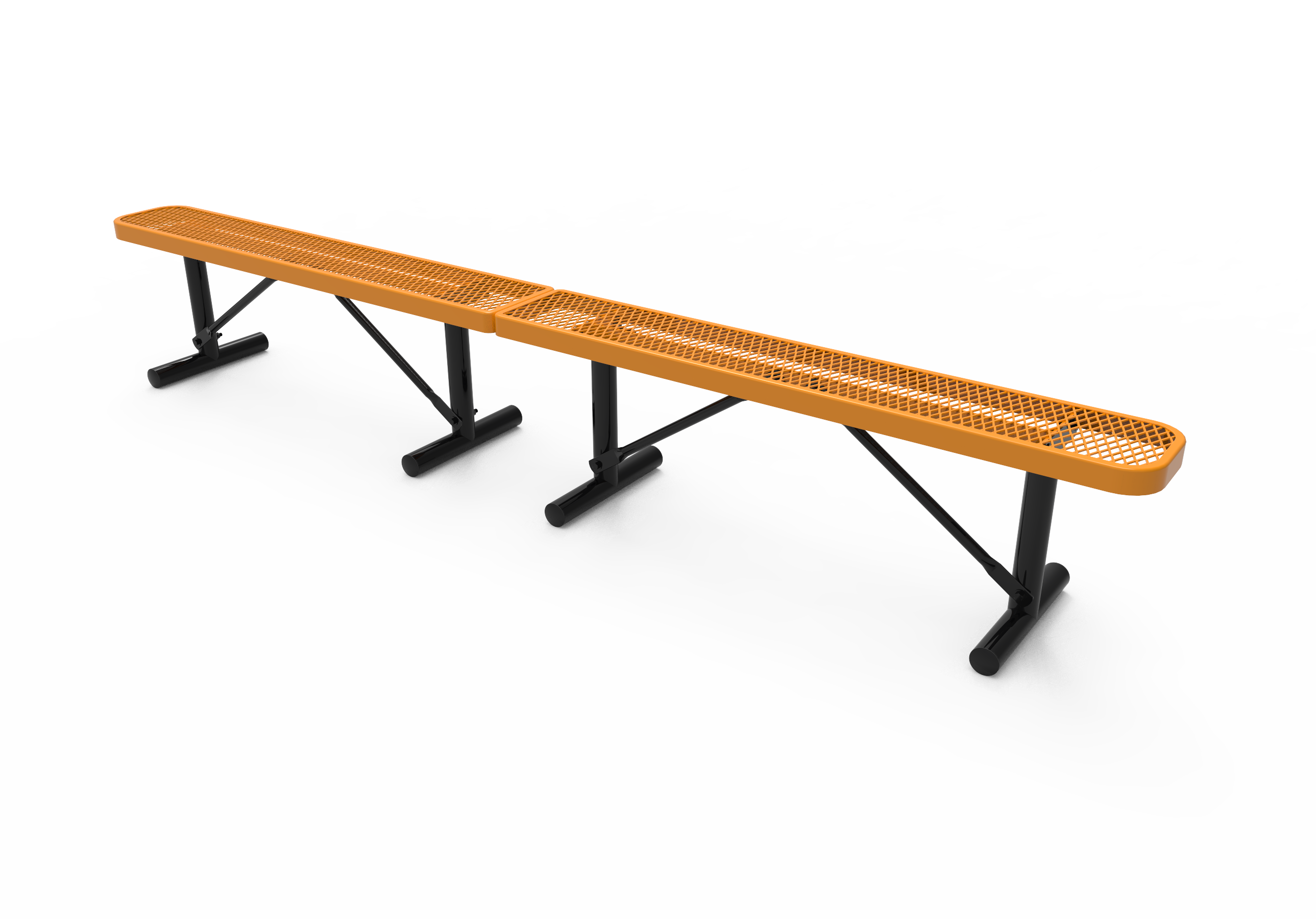 MyTCoat 10' - 15' Standard Bench, Expanded Metal, Portable SKU BRT10