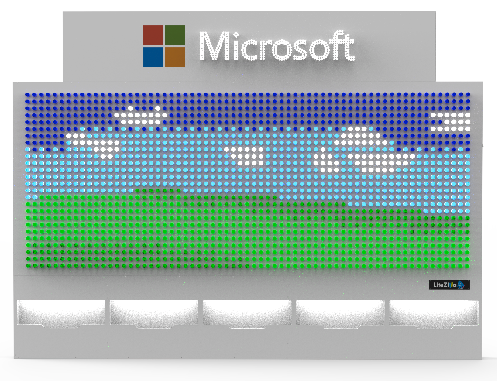 LiteZilla Giant Lite Brite White SKU LZ-WHT