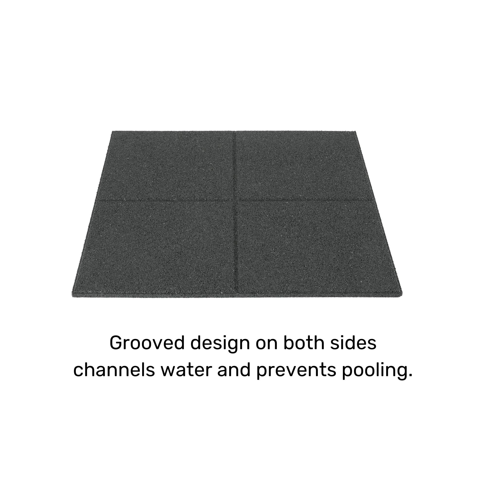 Ground Smart Dual Sided Rubber Pavers 24" SKU GSDSPaver24