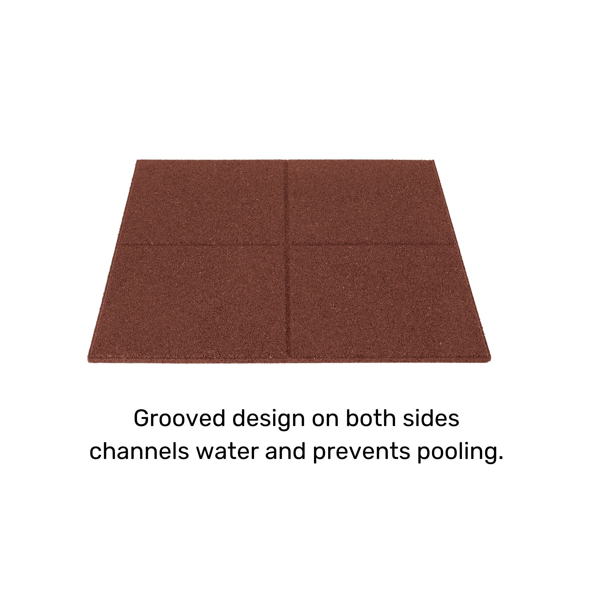 Ground Smart Dual Sided Rubber Pavers 24" SKU GSDSPaver24