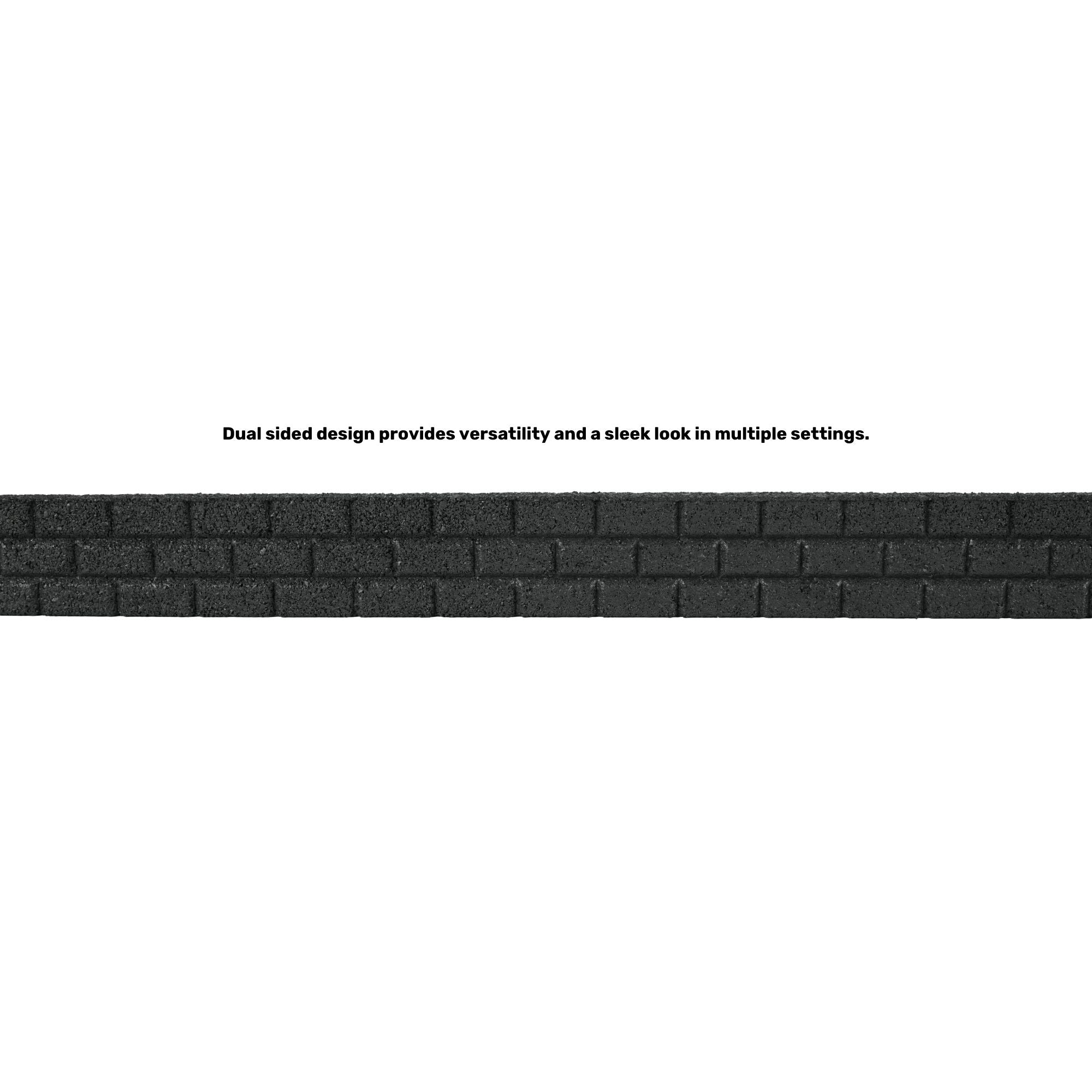 Ground Smart Rubber Brickface Edging SKU GSBFE48