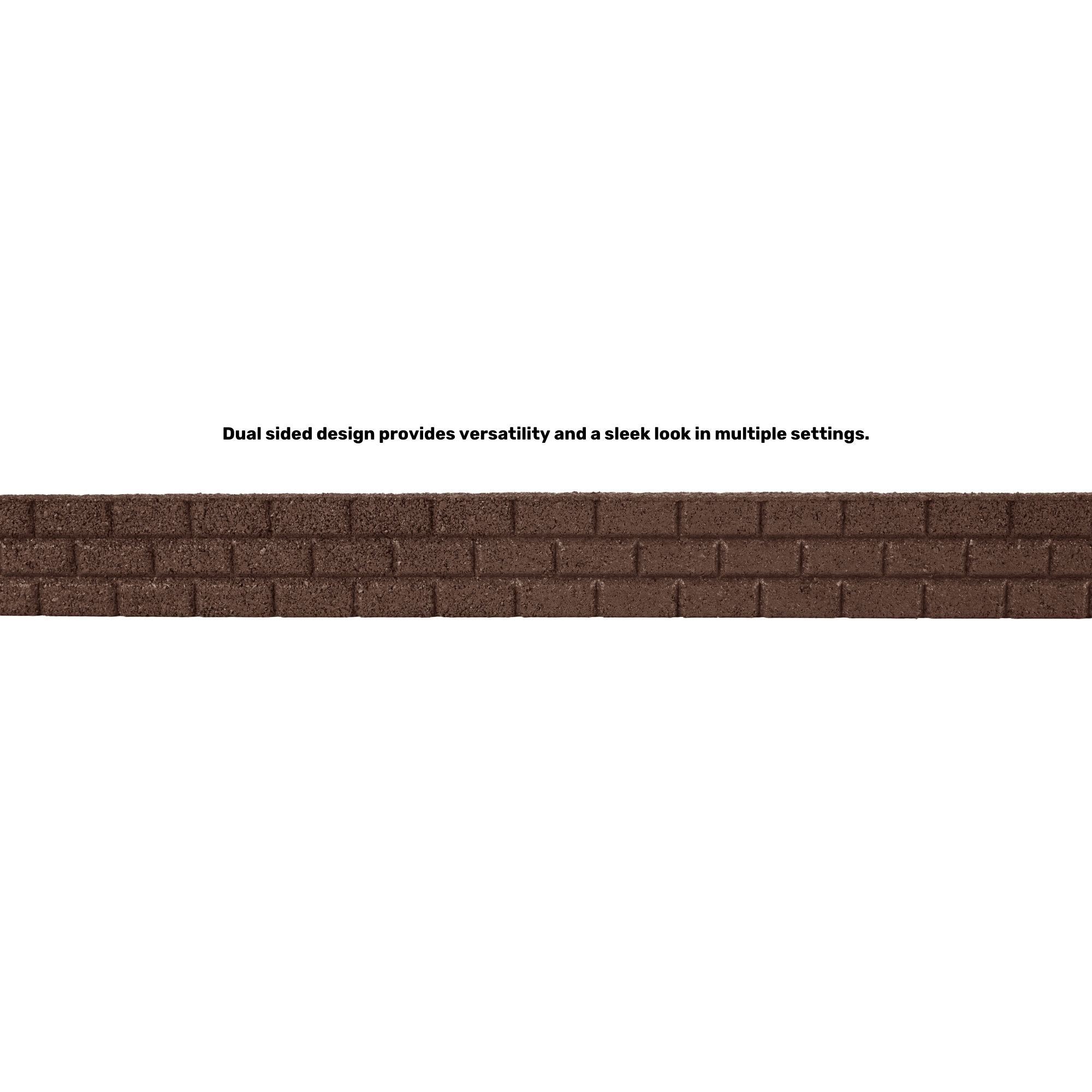 Ground Smart Rubber Brickface Edging SKU GSBFE48