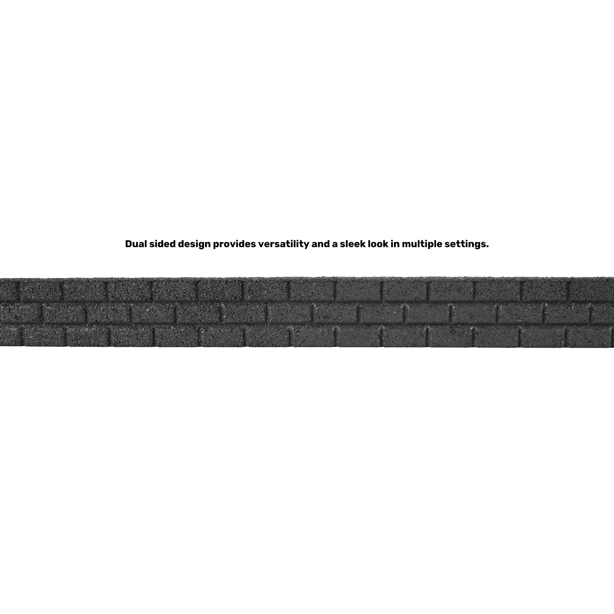 Ground Smart Rubber Brickface Edging SKU GSBFE48