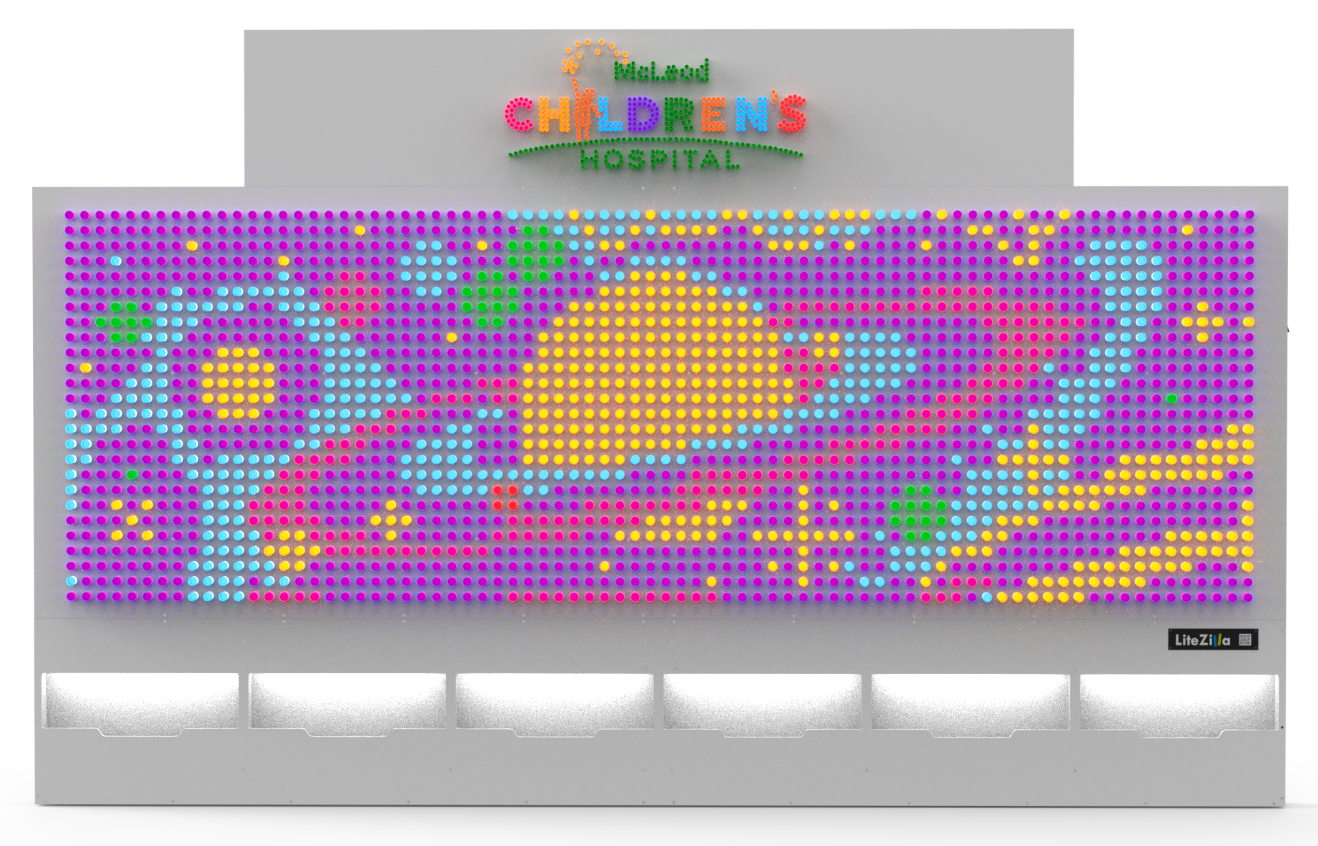 LiteZilla Giant Lite Brite White SKU LZ-WHT