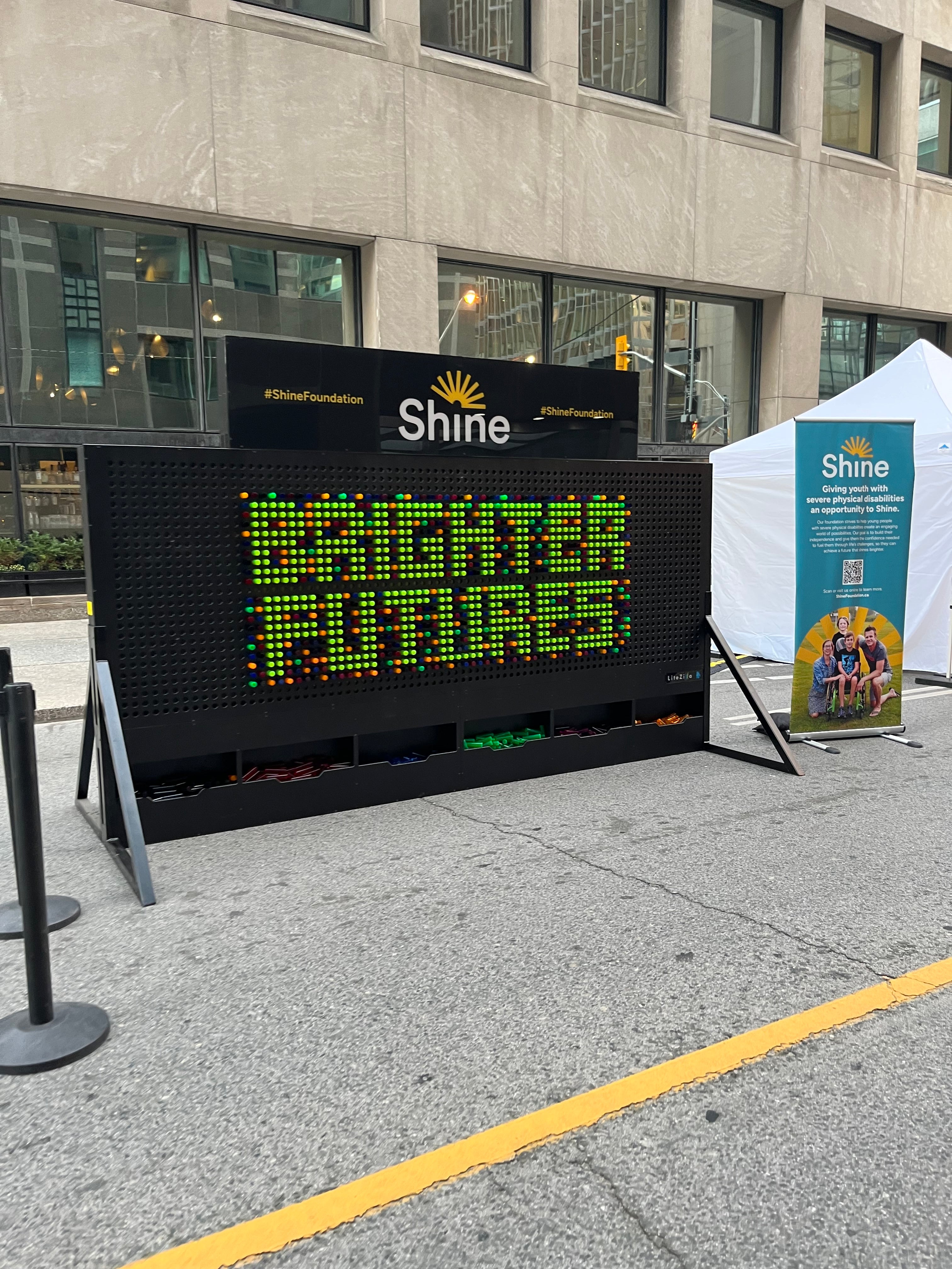 LiteZilla Giant Lite Brite Custom Stained Hardwood SKU LZ-WD