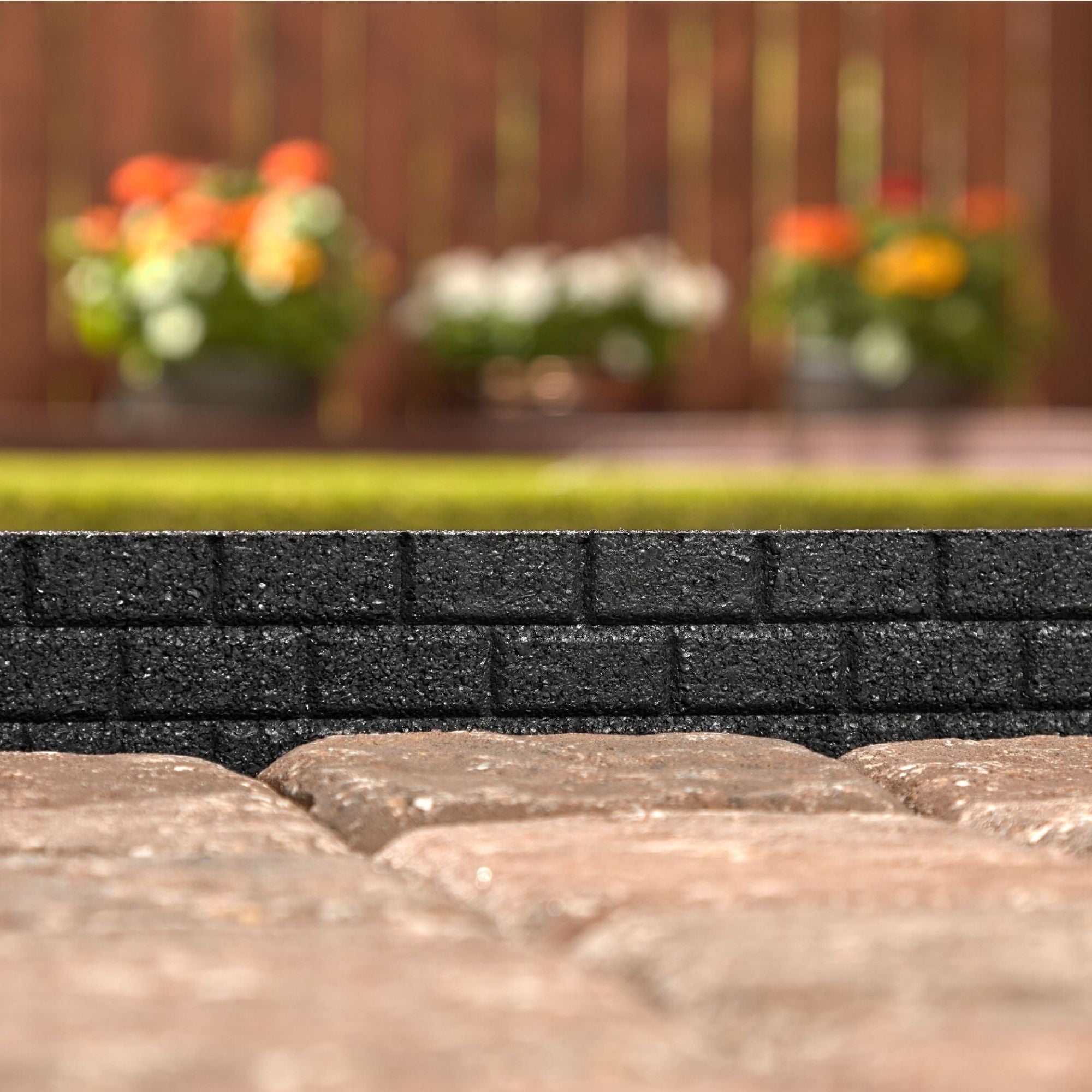 Ground Smart Rubber Brickface Edging SKU GSBFE48
