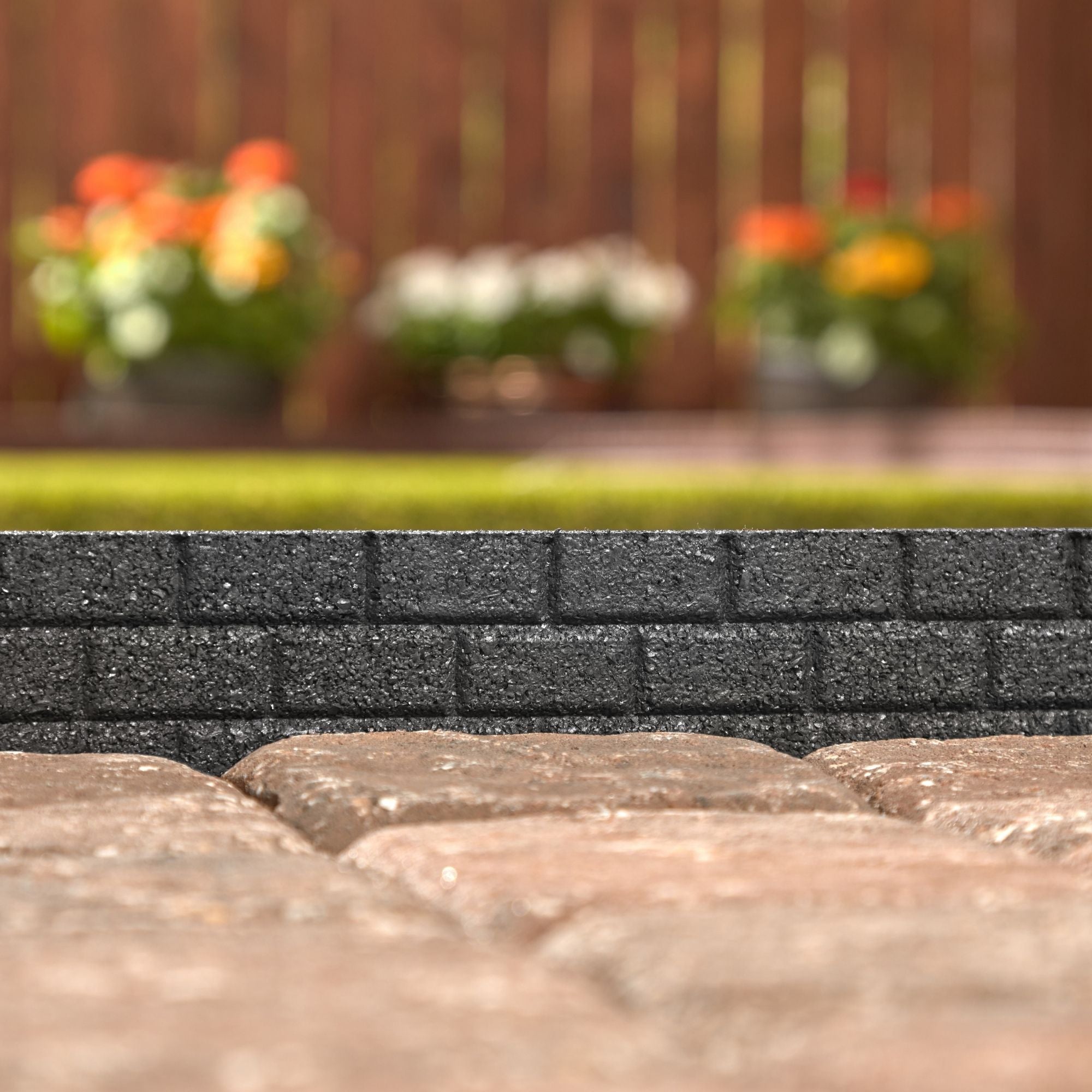 Ground Smart Rubber Brickface Edging SKU GSBFE48