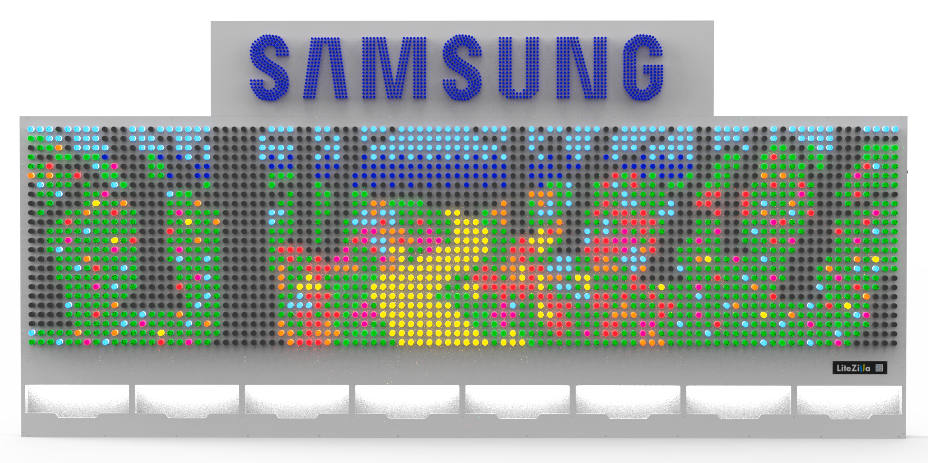 LiteZilla Giant Lite Brite White SKU LZ-WHT