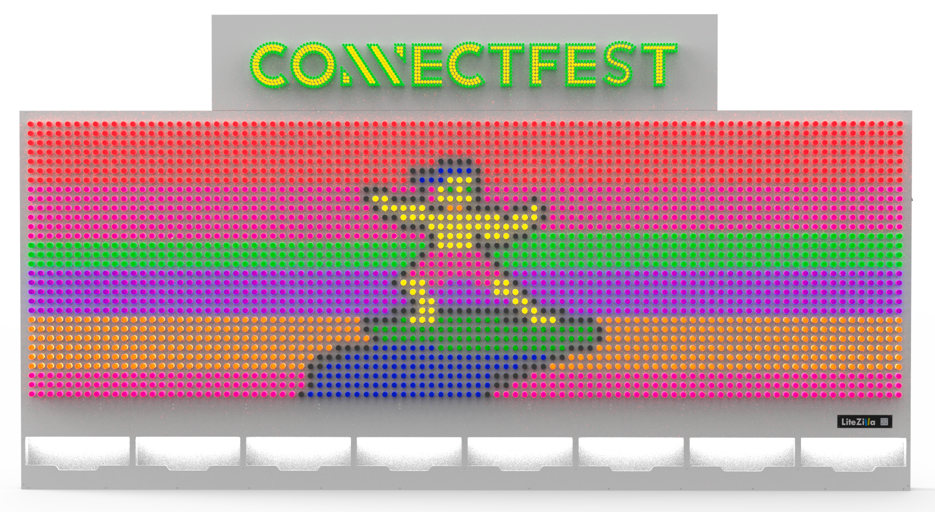 LiteZilla Giant Lite Brite White SKU LZ-WHT