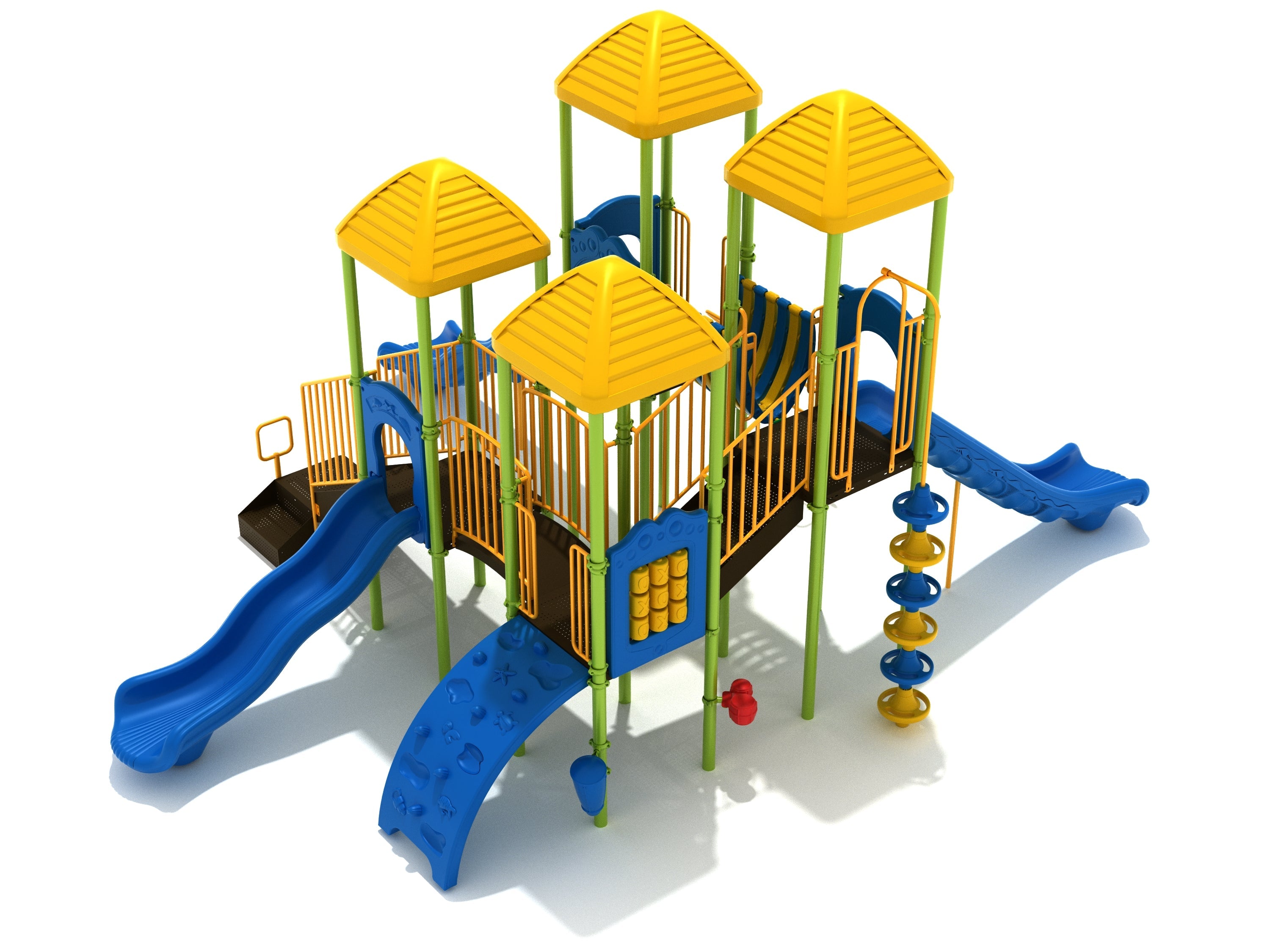 Playground Equipment Brook's Towers Playground SKU PKP019