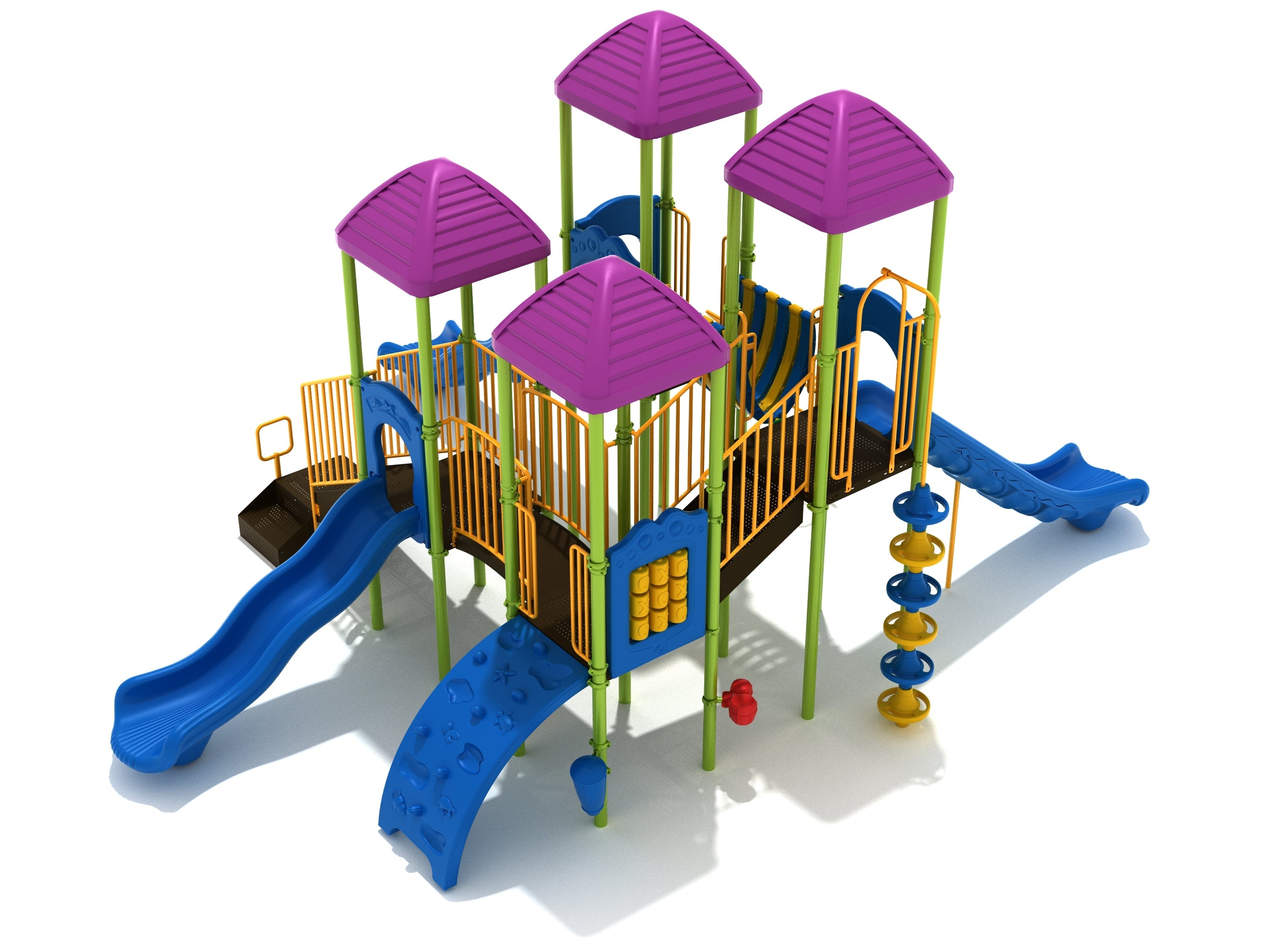 Playground Equipment Brook's Towers Playground SKU PKP019