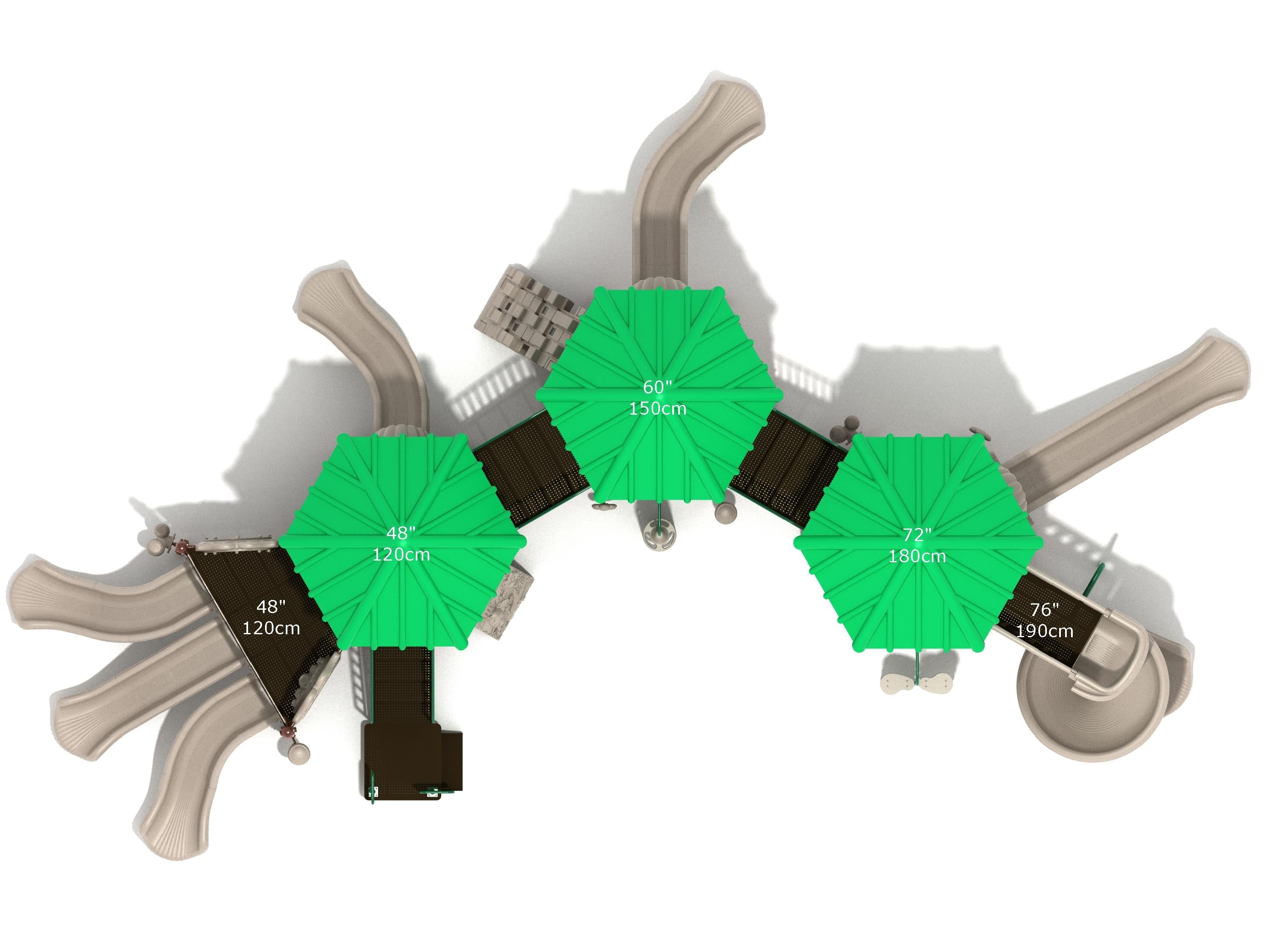 Playground Equipment Emerald Crest Playground SKU PMF028