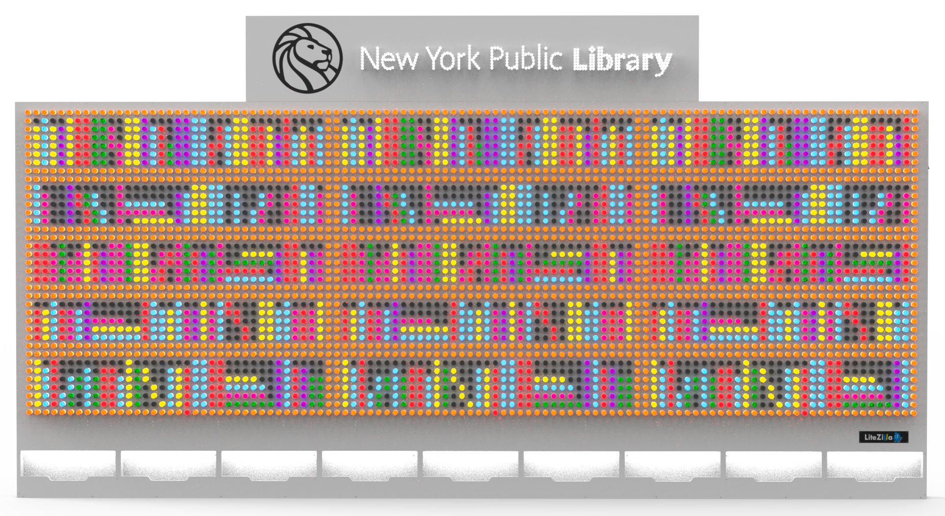 LiteZilla Giant Lite Brite White SKU LZ-WHT