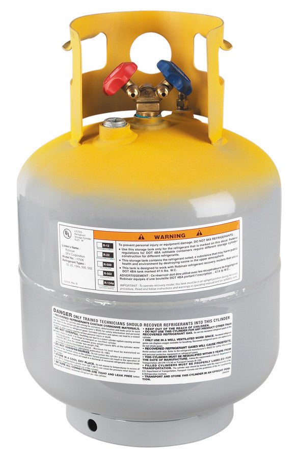 Robinair 17506 50 lb. Refrigerant Tank SKU ROB17506