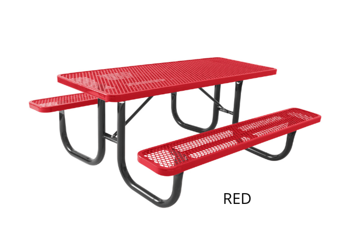 UltraPlay 8 Foot Heavy Duty Picnic Table Walk Through Design SKU 238-P