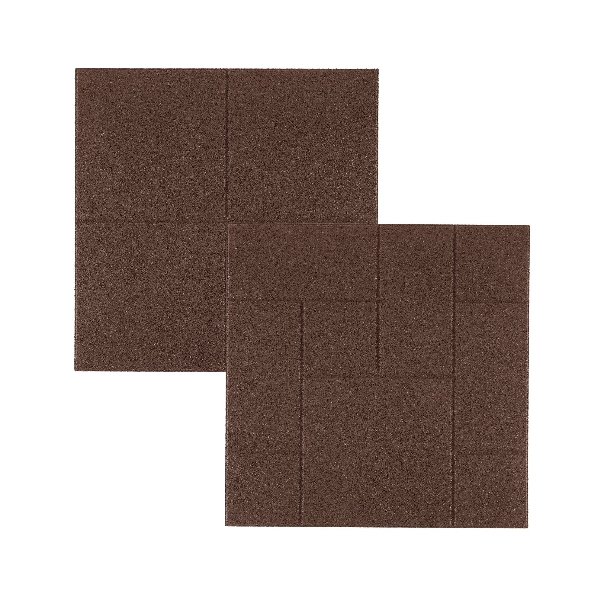 Ground Smart Dual Sided Rubber Pavers 24" SKU GSDSPaver24