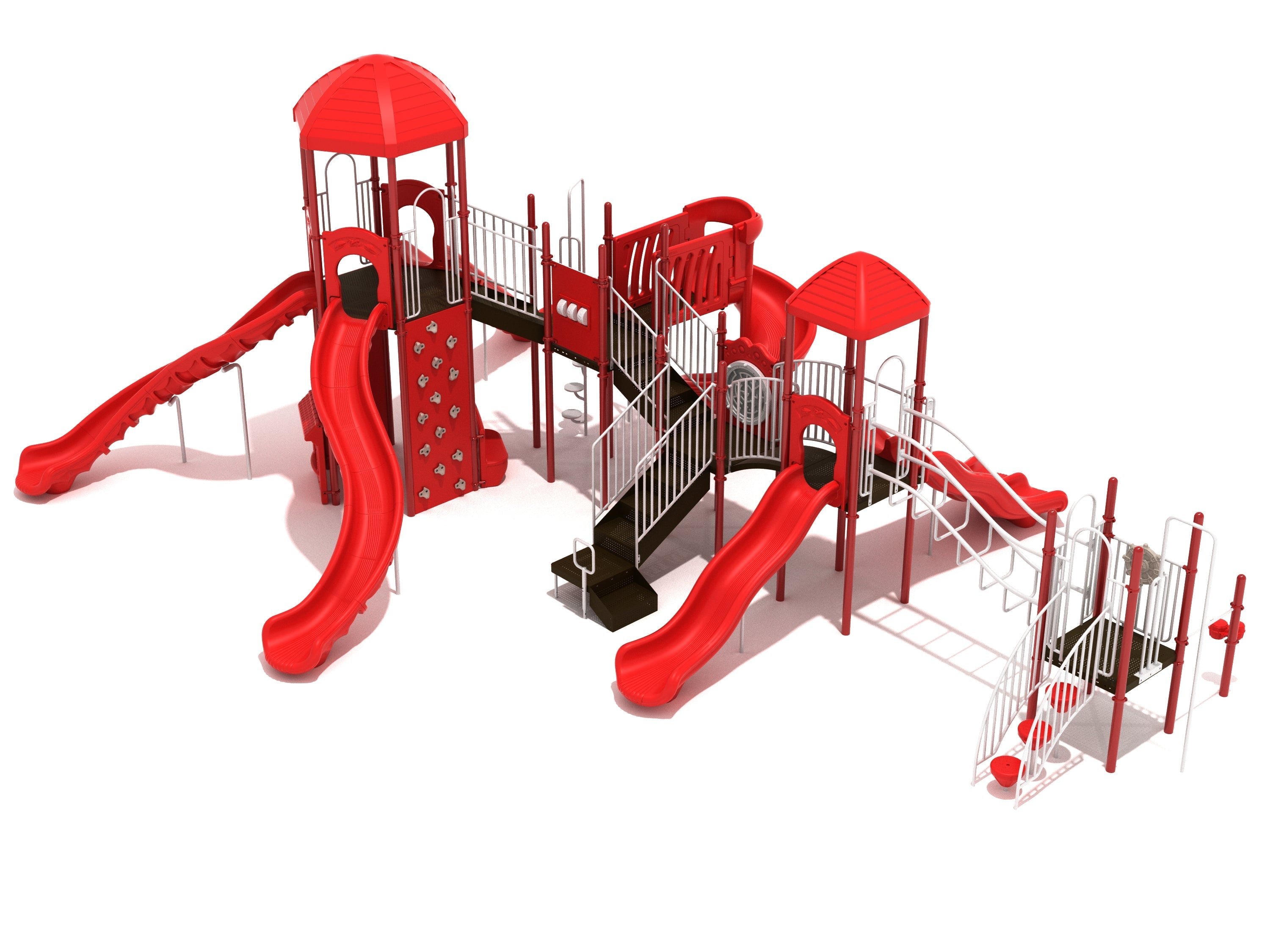 Playground Equipment Wood's Cross Playground SKU PKP283