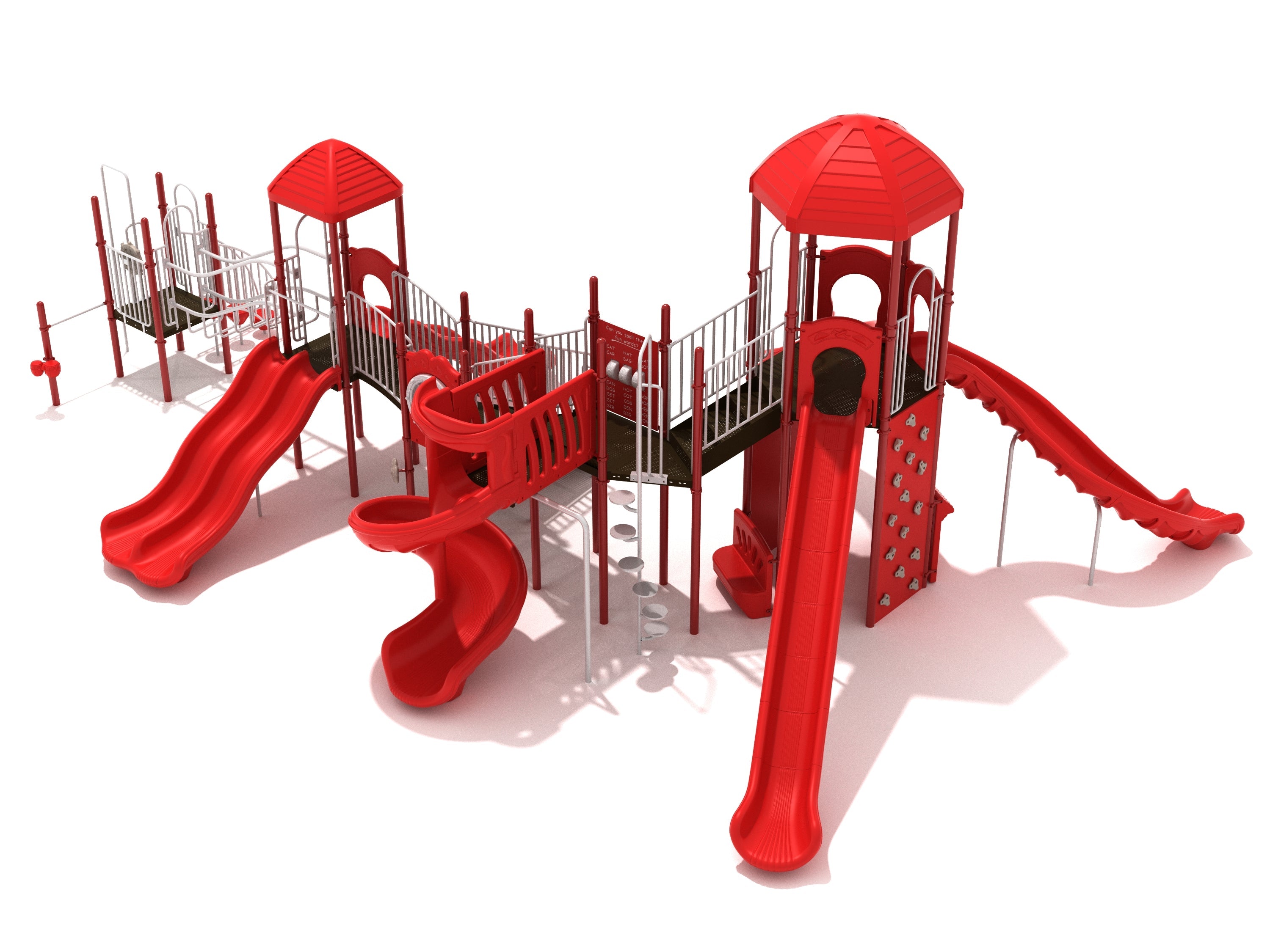 Playground Equipment Wood's Cross Playground SKU PKP283