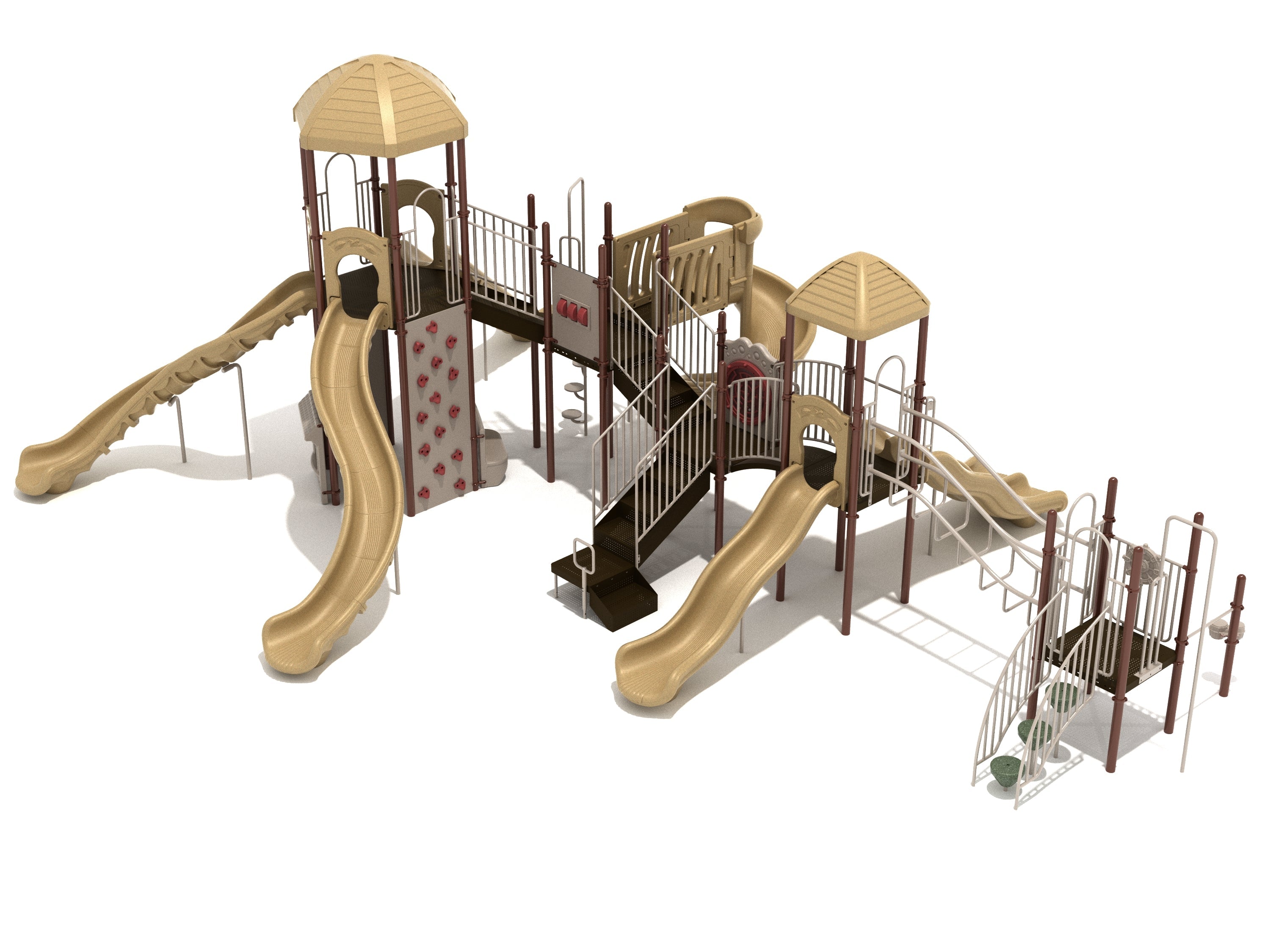 Playground Equipment Wood's Cross Playground SKU PKP283