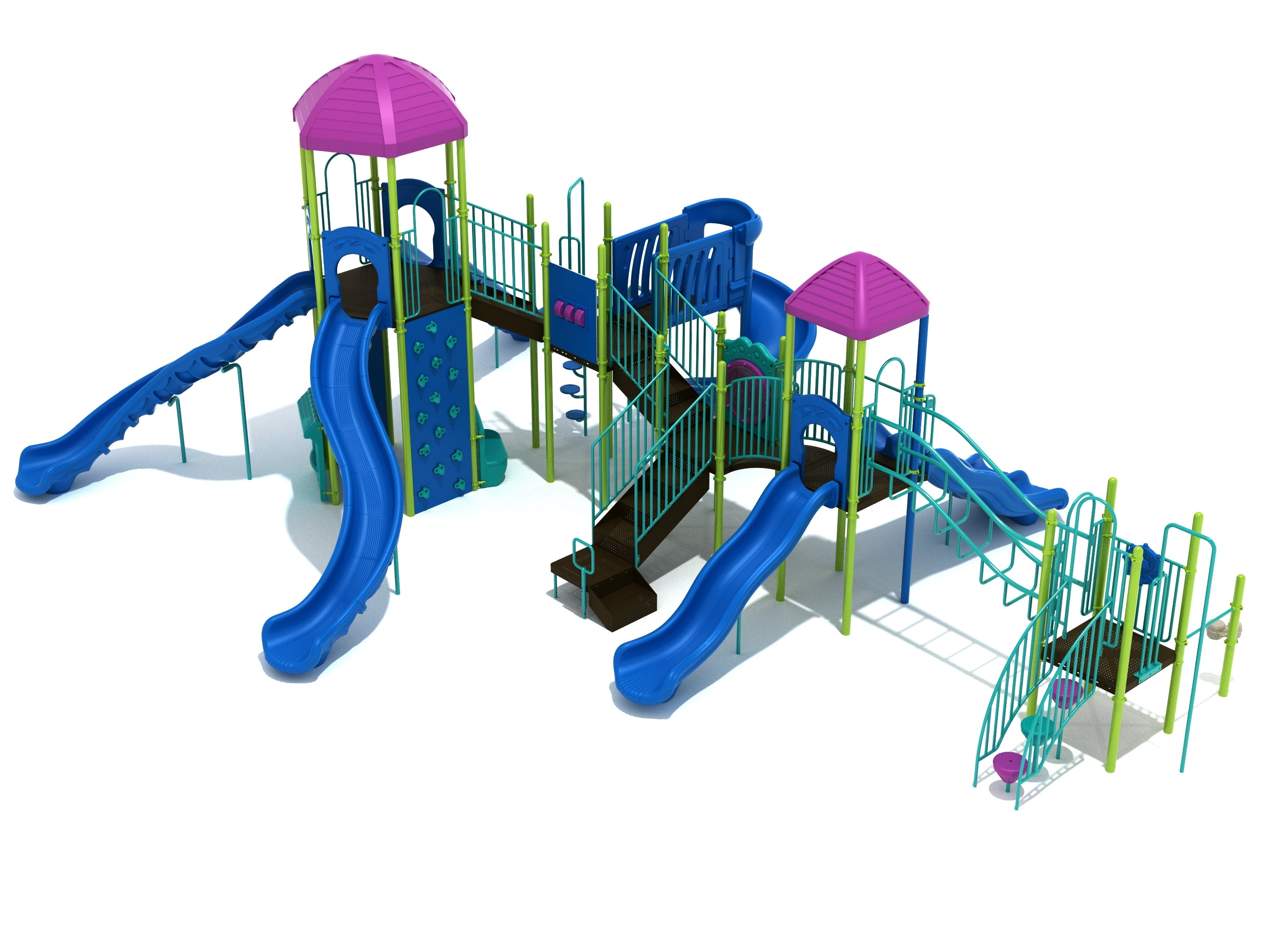 Playground Equipment Wood's Cross Playground SKU PKP283