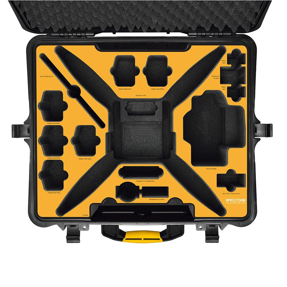 HPRC Cases - Hard Case for DJI Phantom 4 RTK SKU PHA4RTK-2700W-01