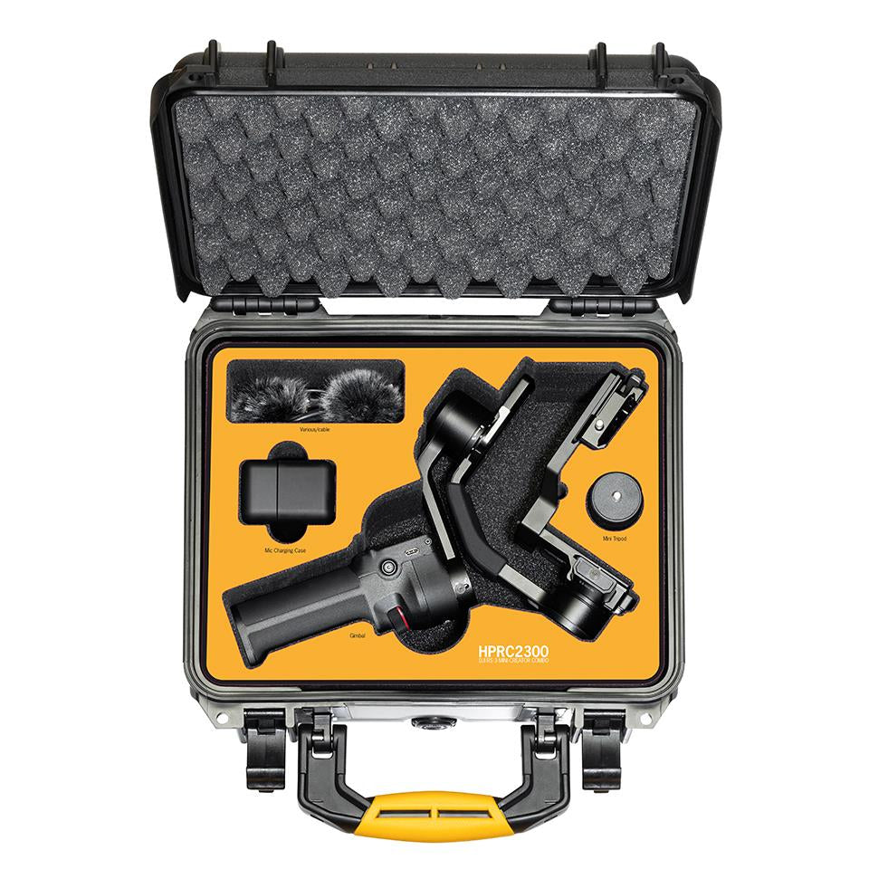 HPRC HPRC2300 Hard Case for the DJI RS 3 MINI CREATOR COMBO SKU RS3M-2300-01