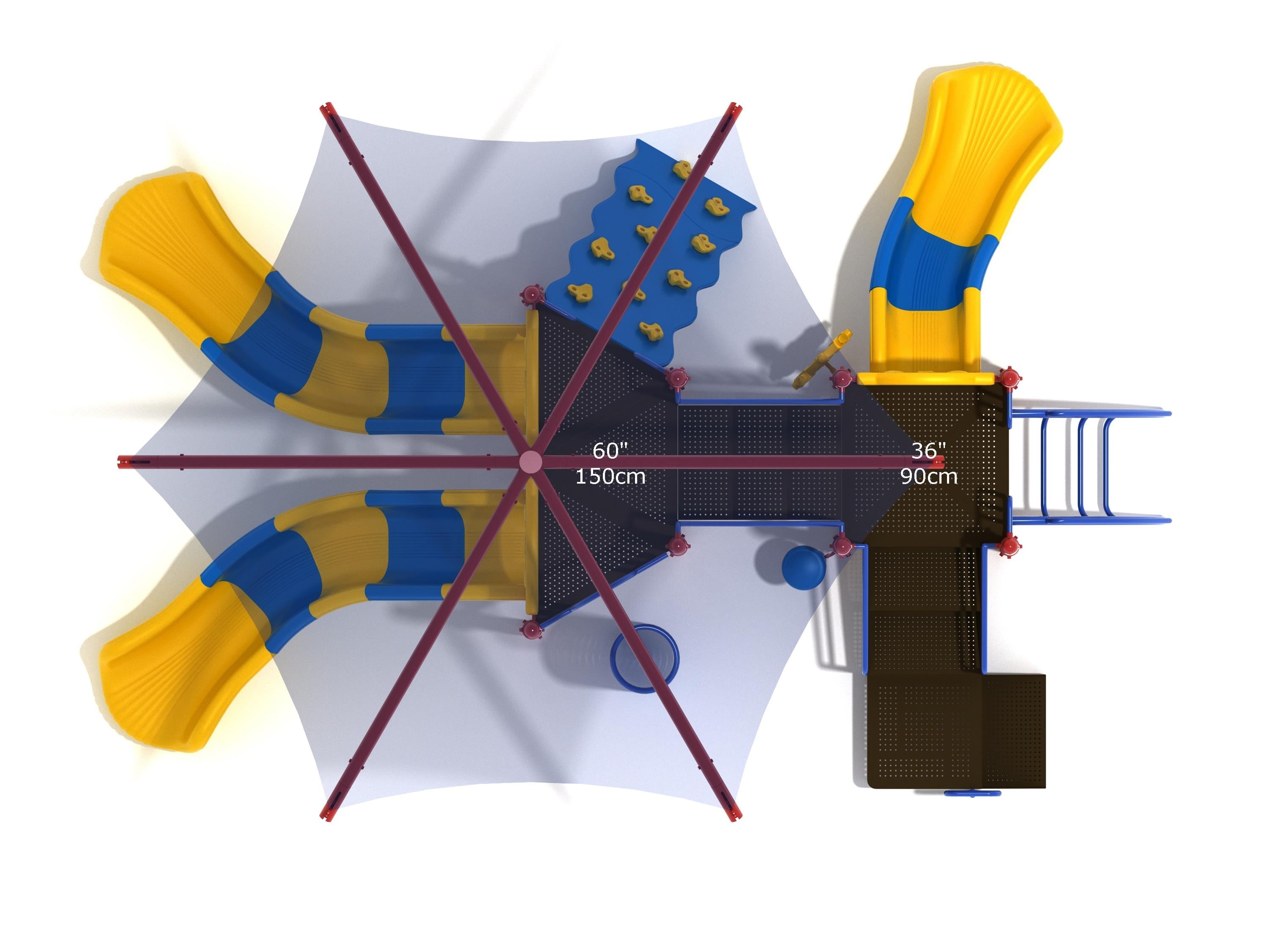 Playground Equipment Freedom Falls Playground SKU PKP034