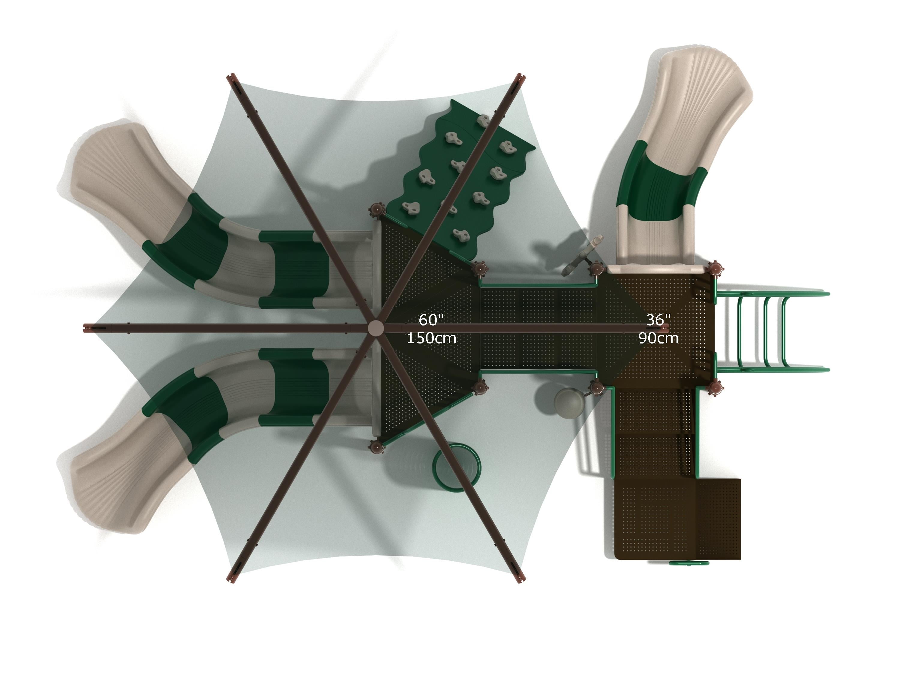 Playground Equipment Freedom Falls Playground SKU PKP034