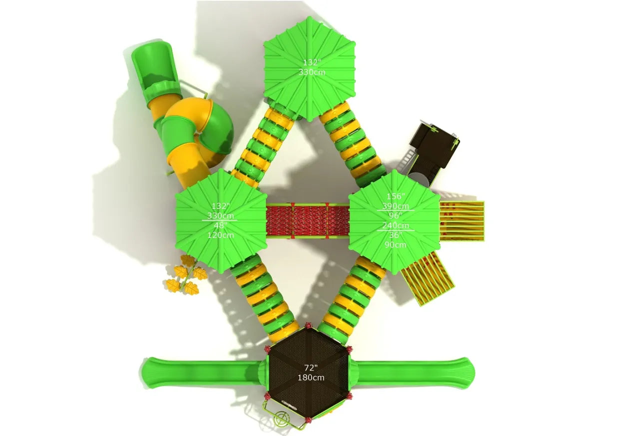 Playground Equipment Learning Tower of Pisa Playground SKU PSQ005