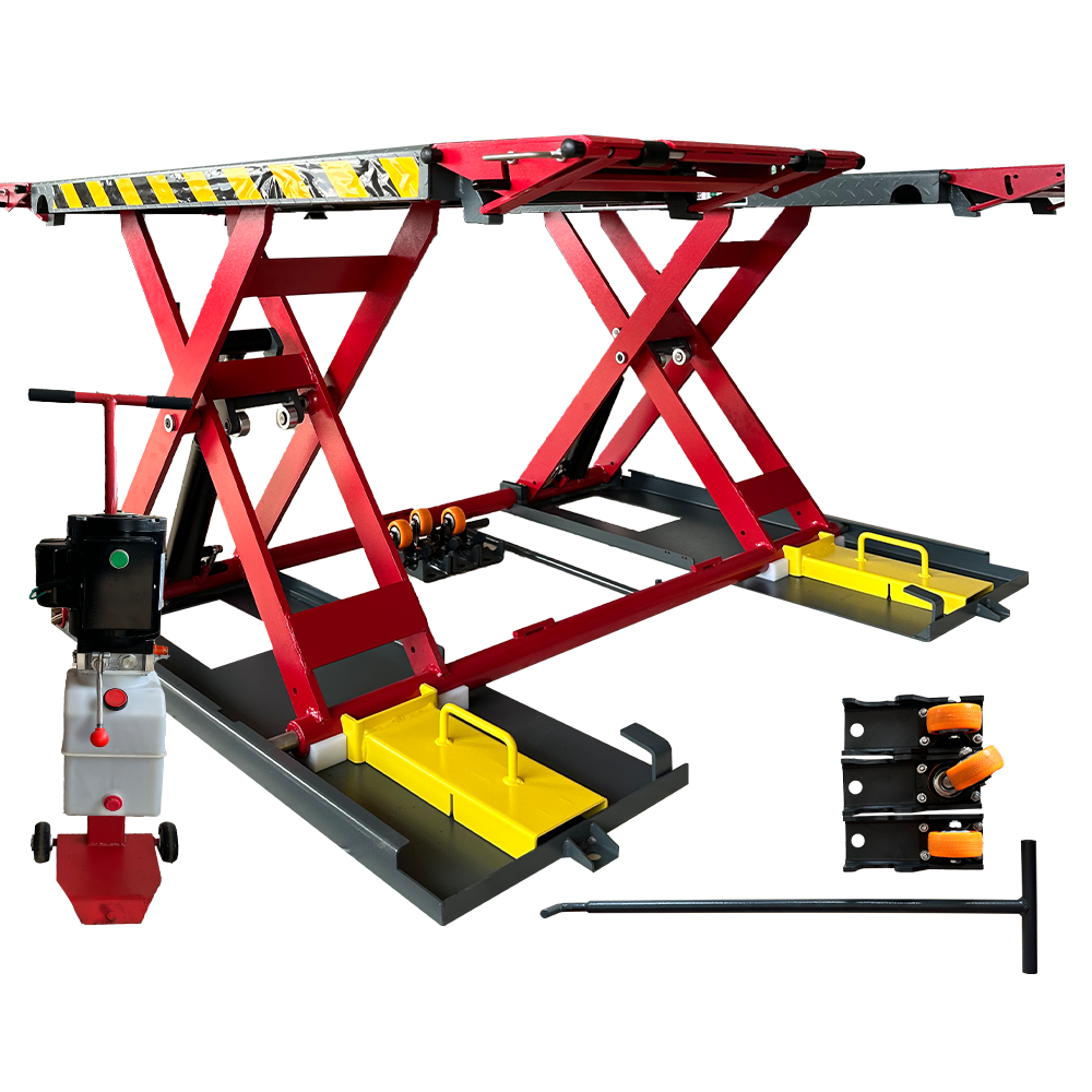 Katool Commercial Grade Scissor Lift, Reinforced Frame, Upgraded Hydraulic System Lift KT-X77