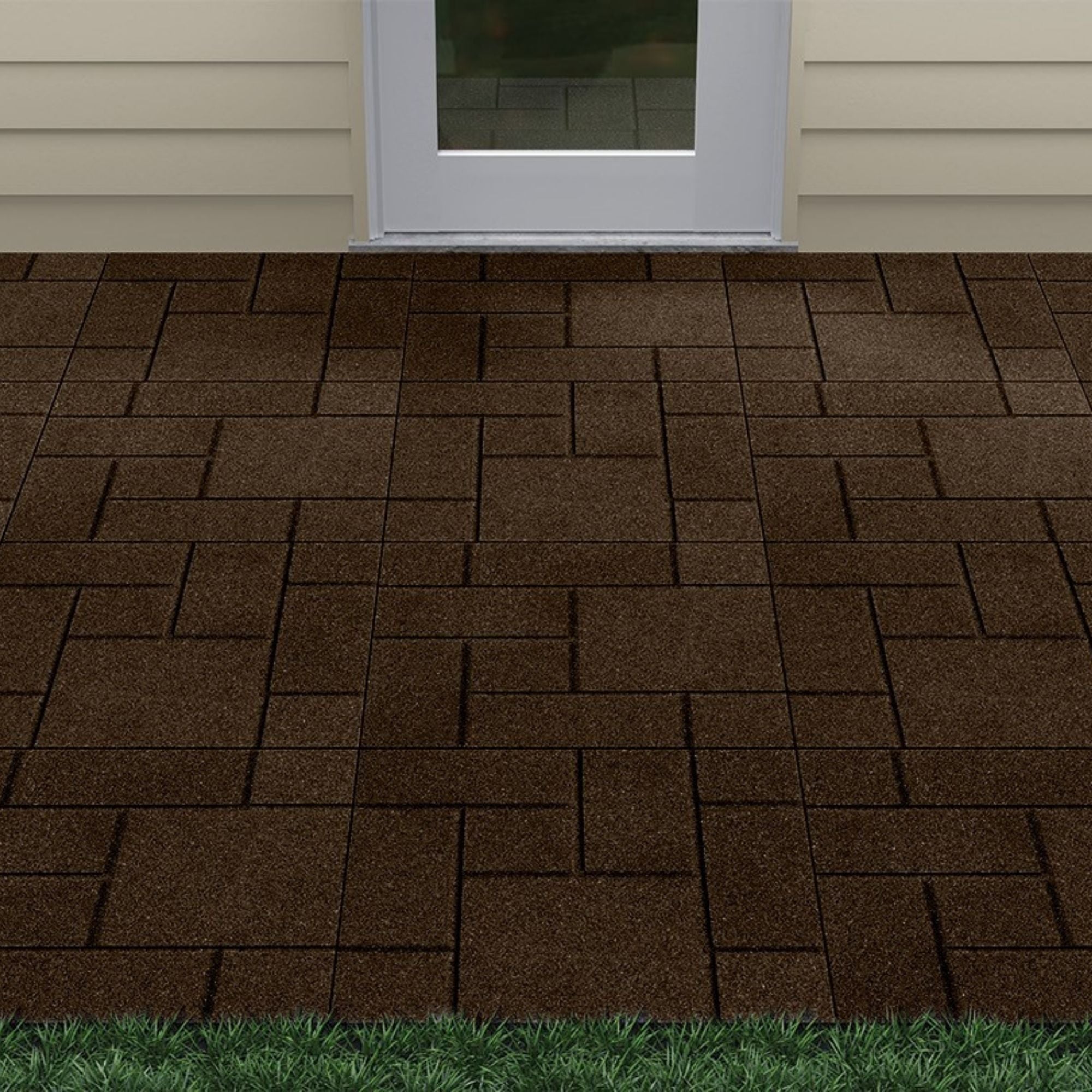 Ground Smart Dual Sided Rubber Pavers 24" SKU GSDSPaver24