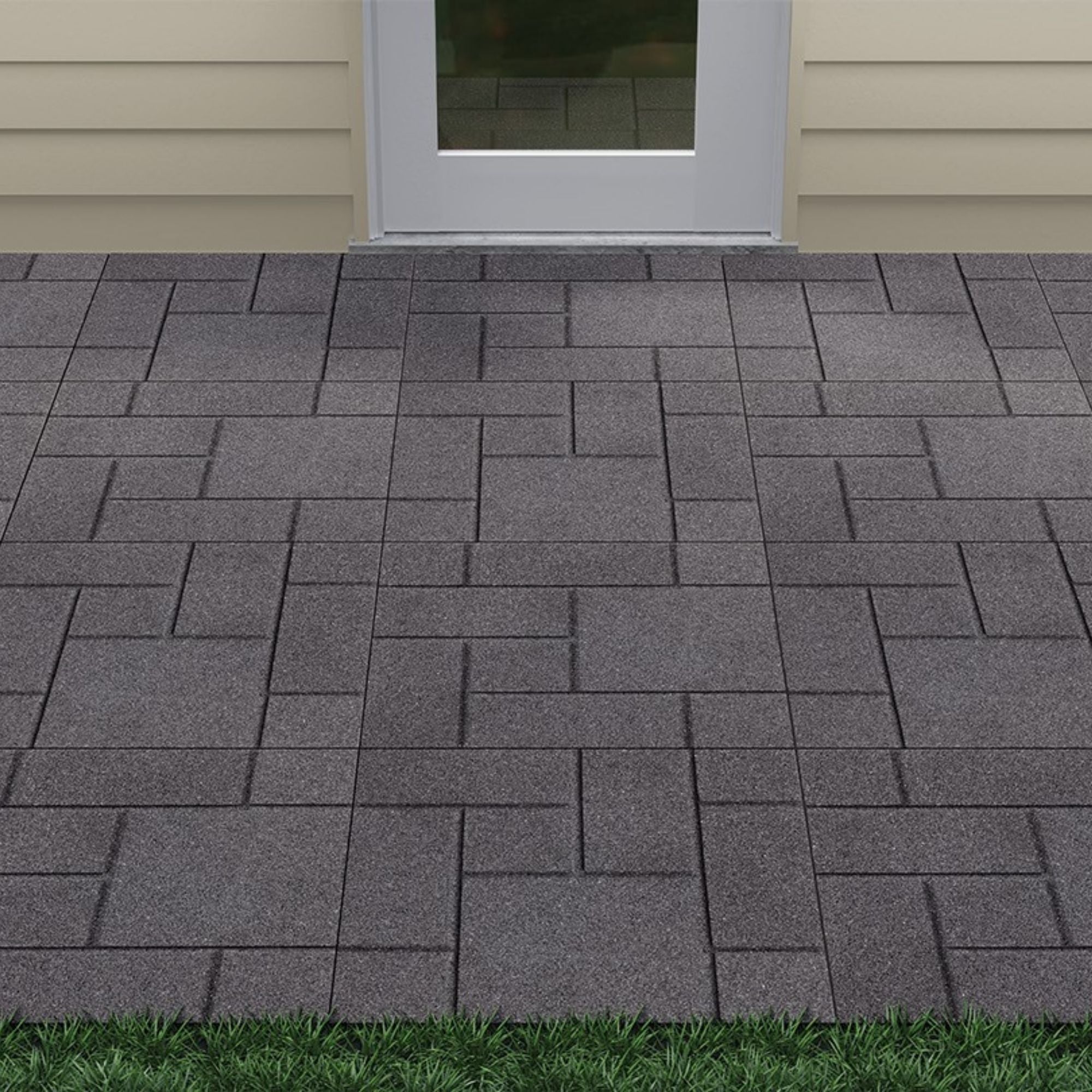Ground Smart Dual Sided Rubber Pavers 24" SKU GSDSPaver24