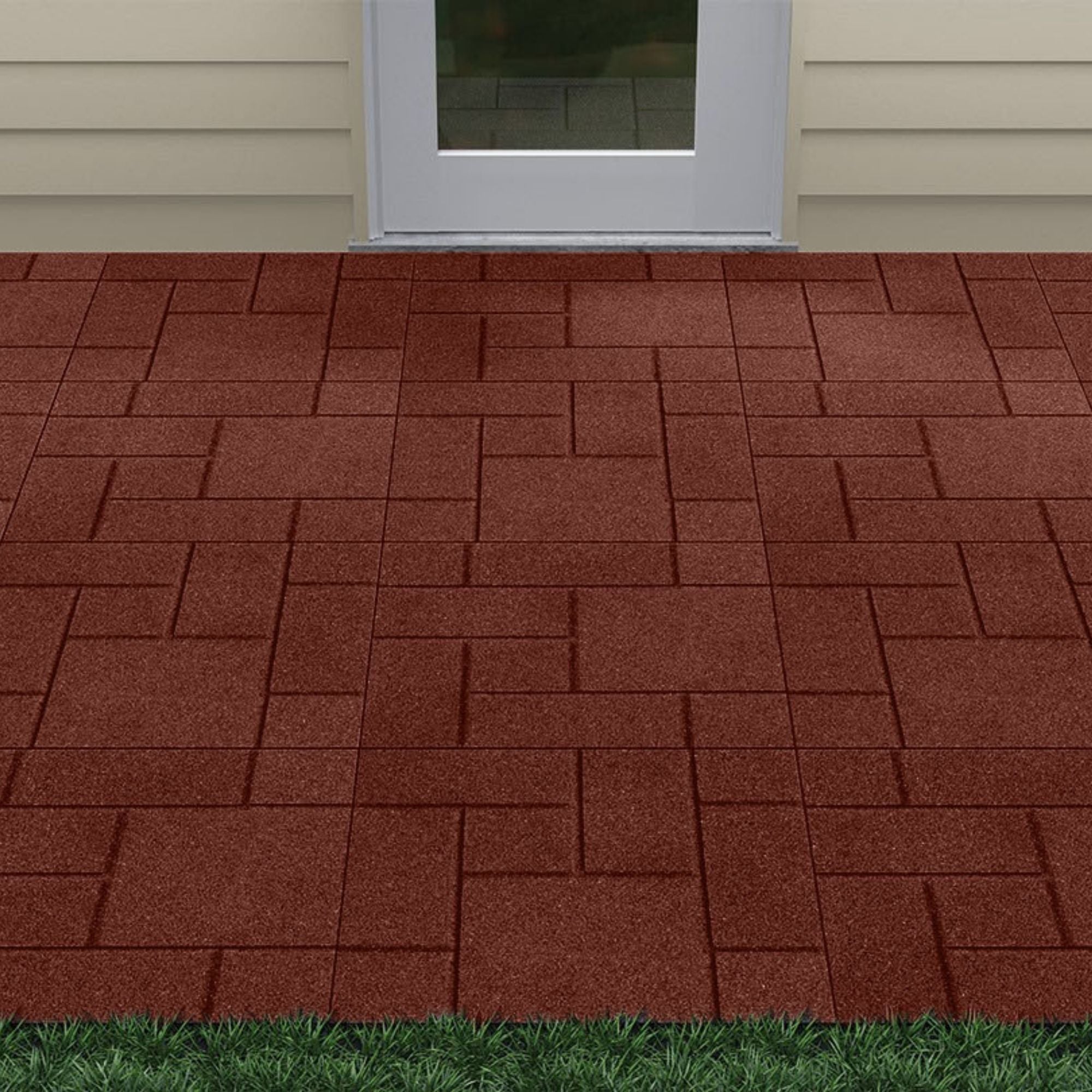 Ground Smart Dual Sided Rubber Pavers 24" SKU GSDSPaver24
