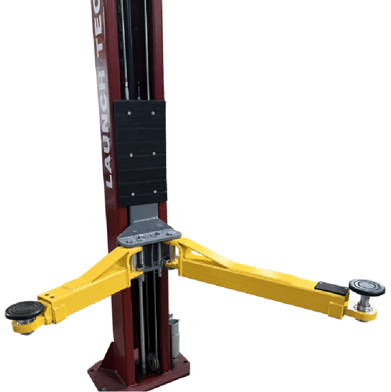 Launch 10,000 lb Clear Floor 2 Post Car Lift SKU TLT210-XT-B
