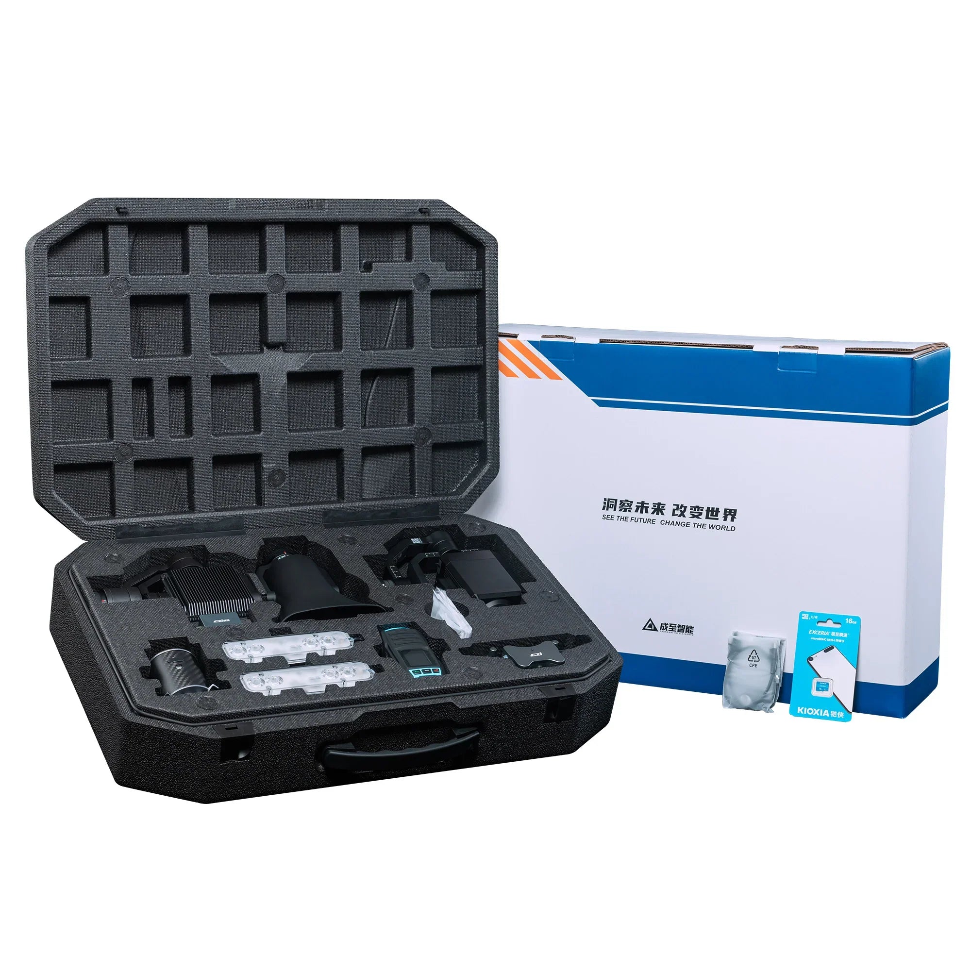 CZI Public Safety Advanced Set for DJI Matrice 200 V2/300 Series SKU CZI-T2.V2.Red.Blue
