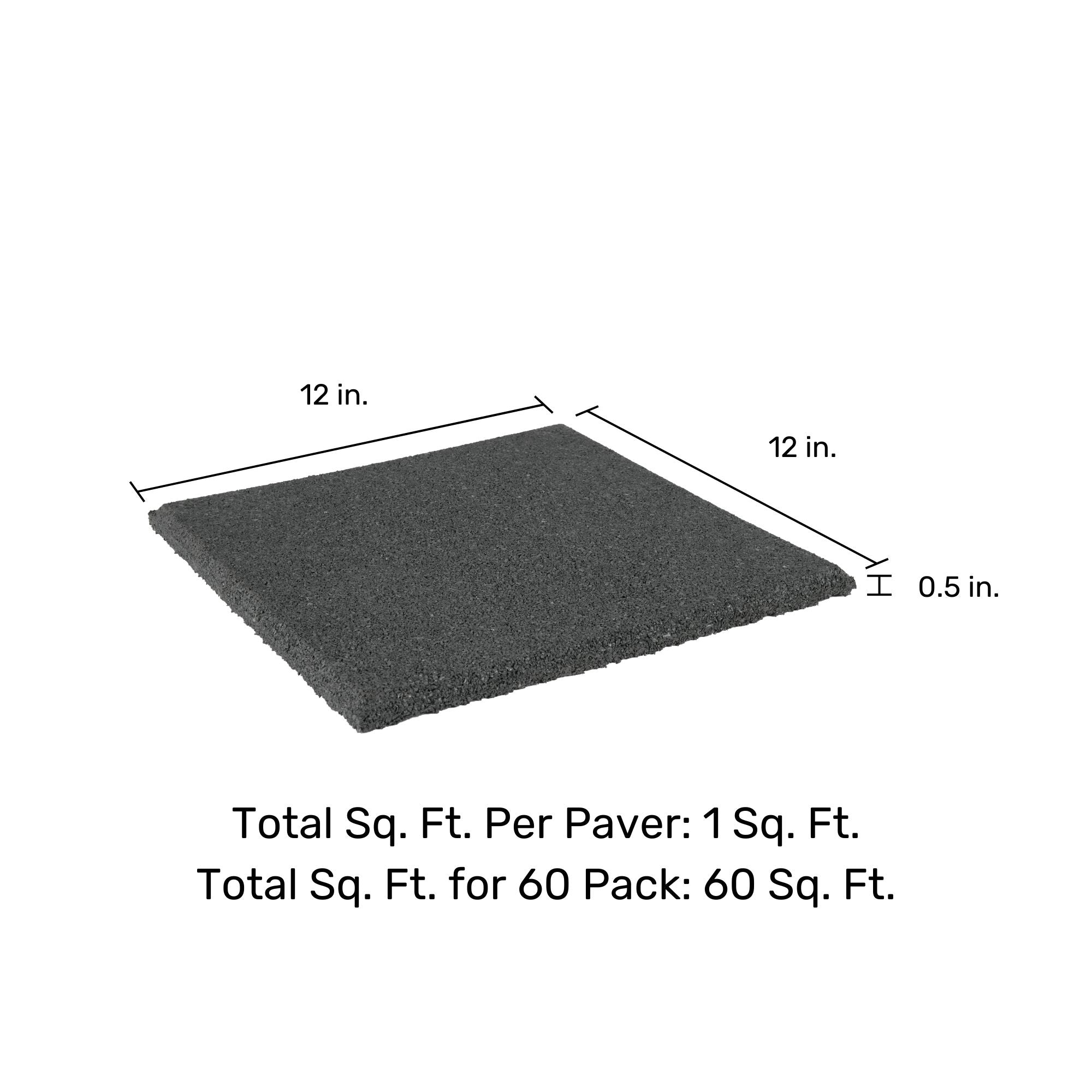 Ground Smart Flat Pavers 12" SKU GSPaver12