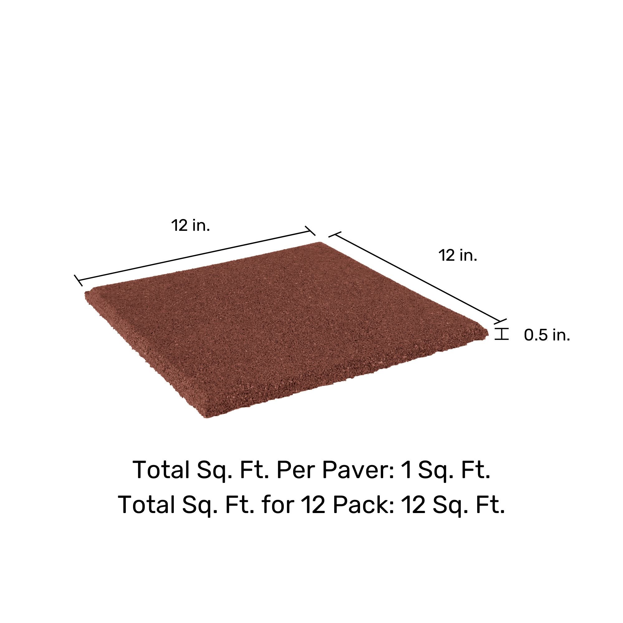 Ground Smart Flat Pavers 12" SKU GSPaver12