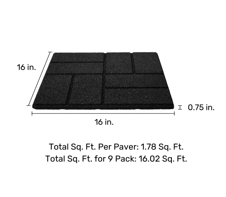 Ground Smart Dual Sided Pavers 16" SKU GSPaverD16