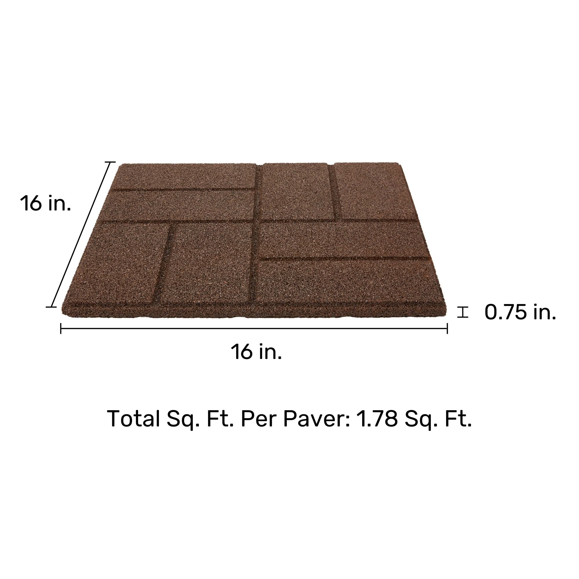 Ground Smart Dual Sided Pavers 16" SKU GSPaverD16