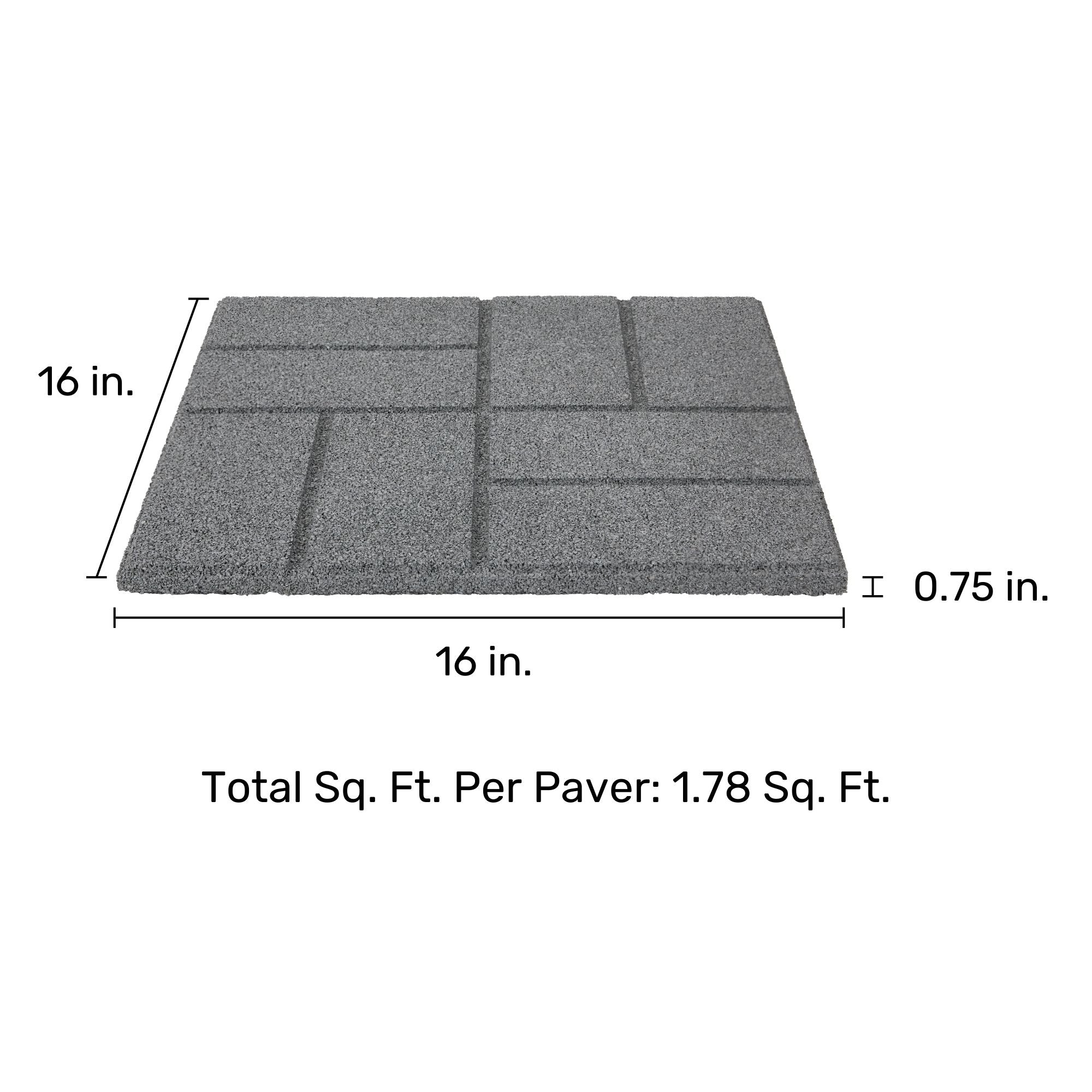 Ground Smart Dual Sided Pavers 16" SKU GSPaverD16