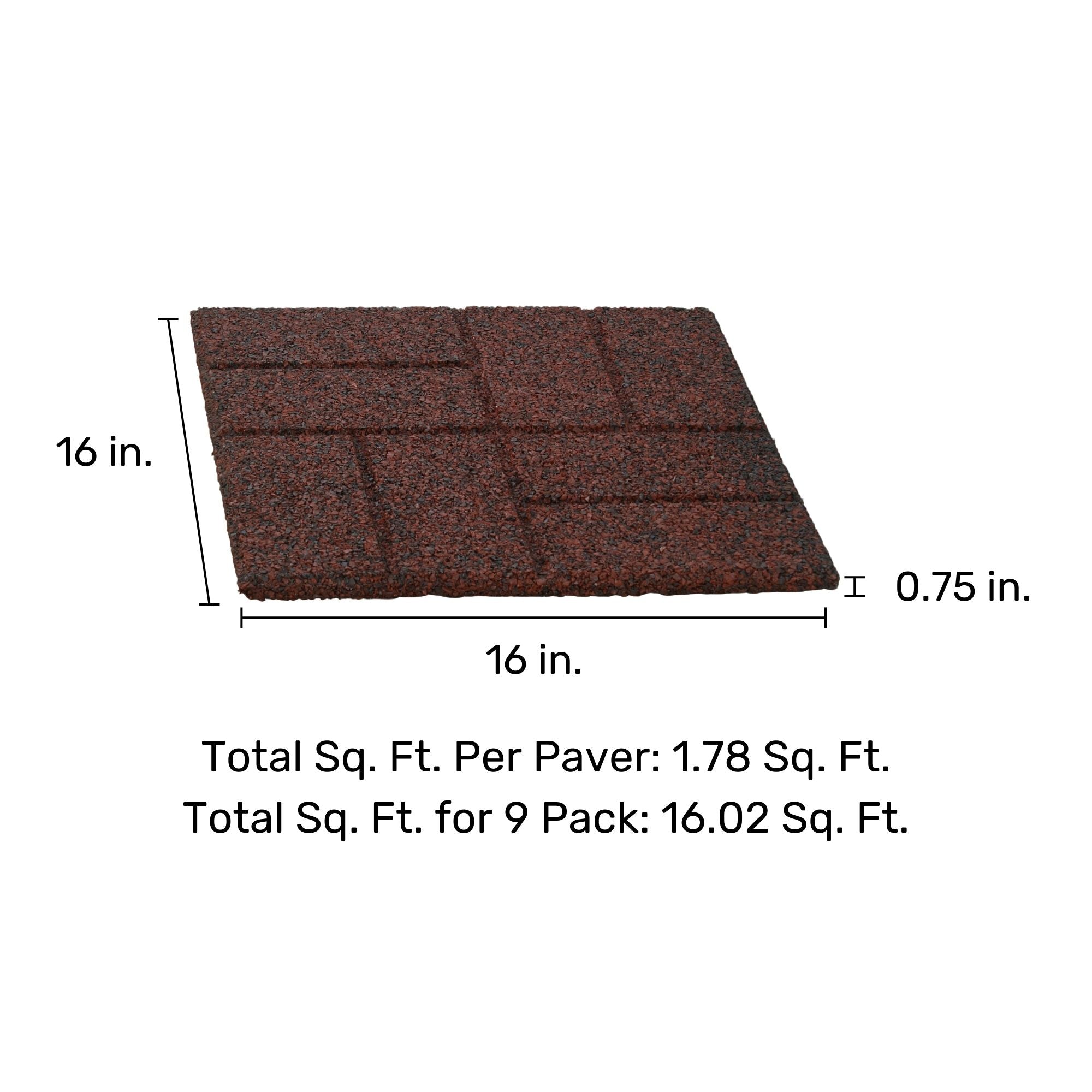 Ground Smart Dual Sided Pavers 16" SKU GSPaverD16