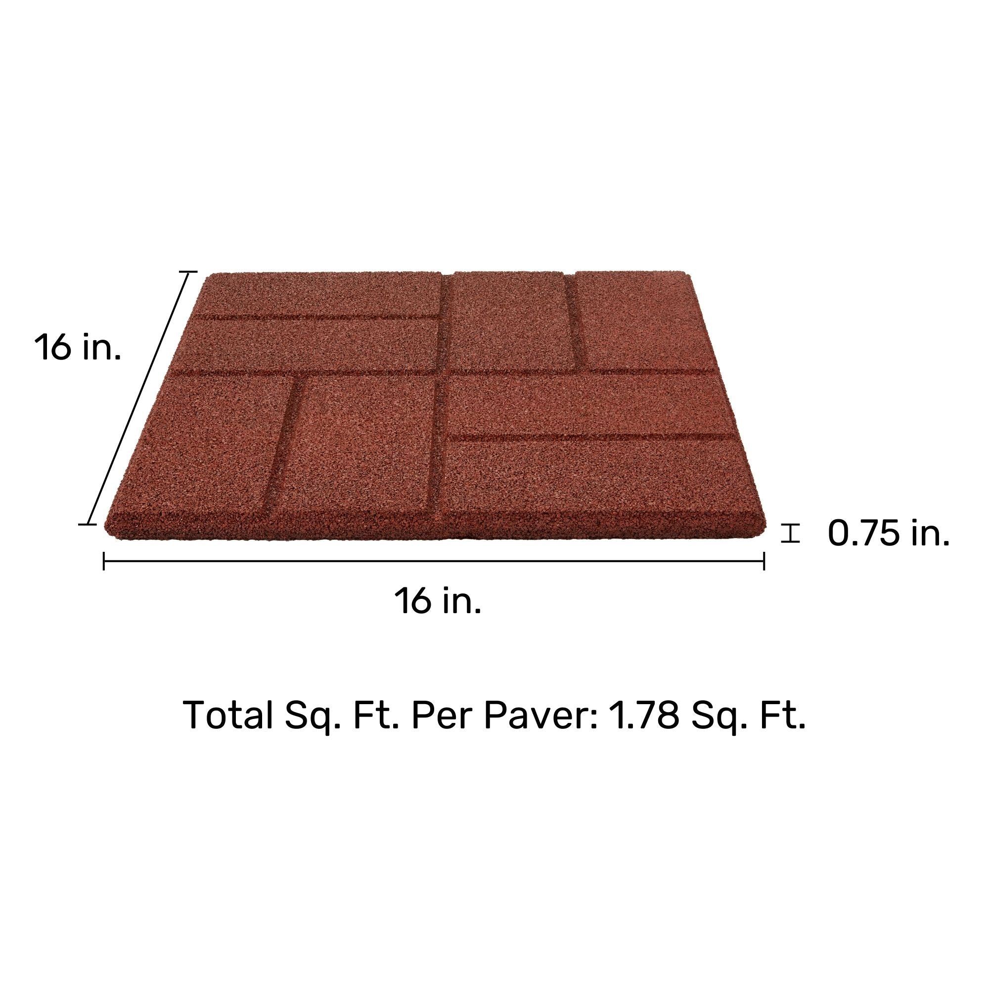 Ground Smart Dual Sided Pavers 16" SKU GSPaverD16