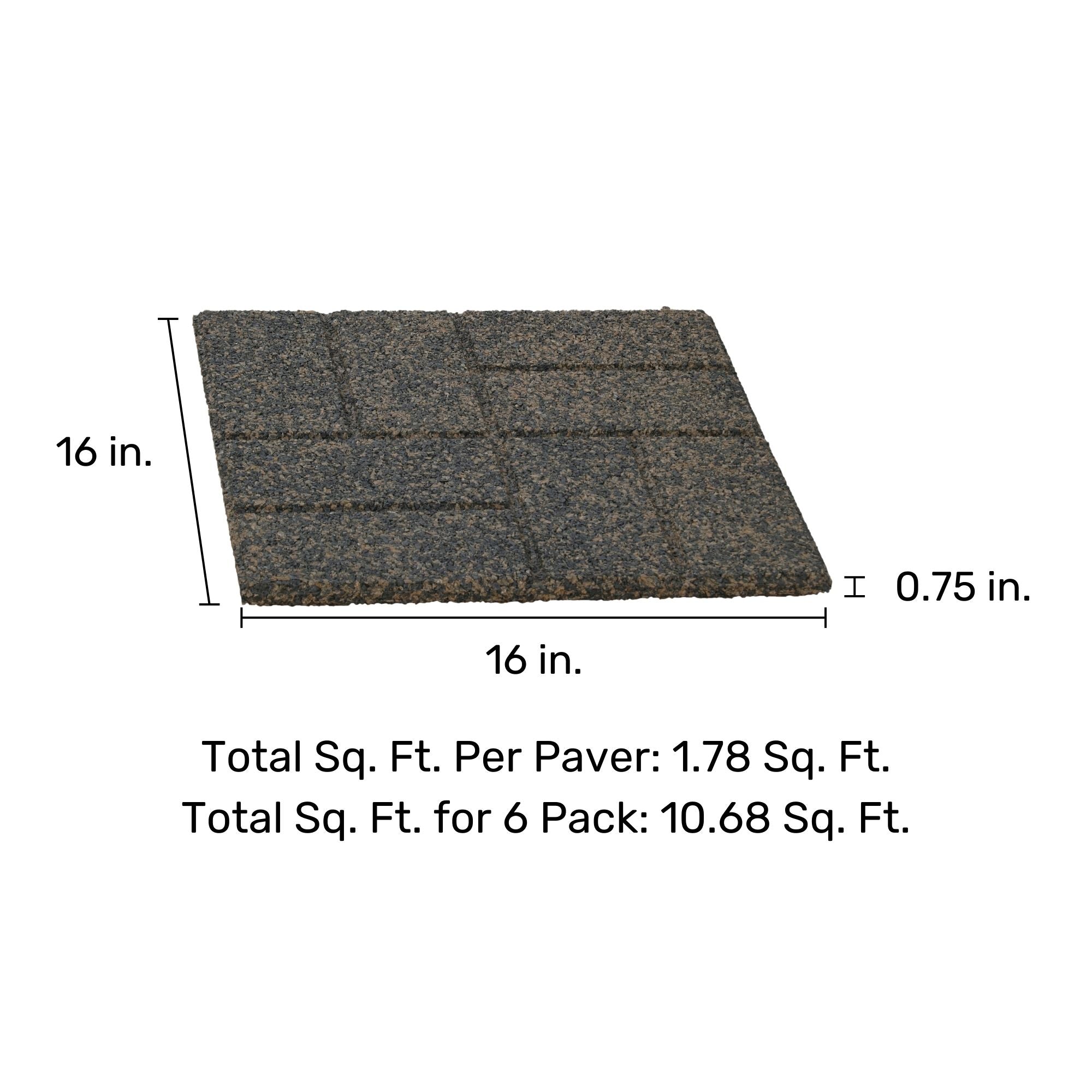 Ground Smart Dual Sided Pavers 16" SKU GSPaverD16