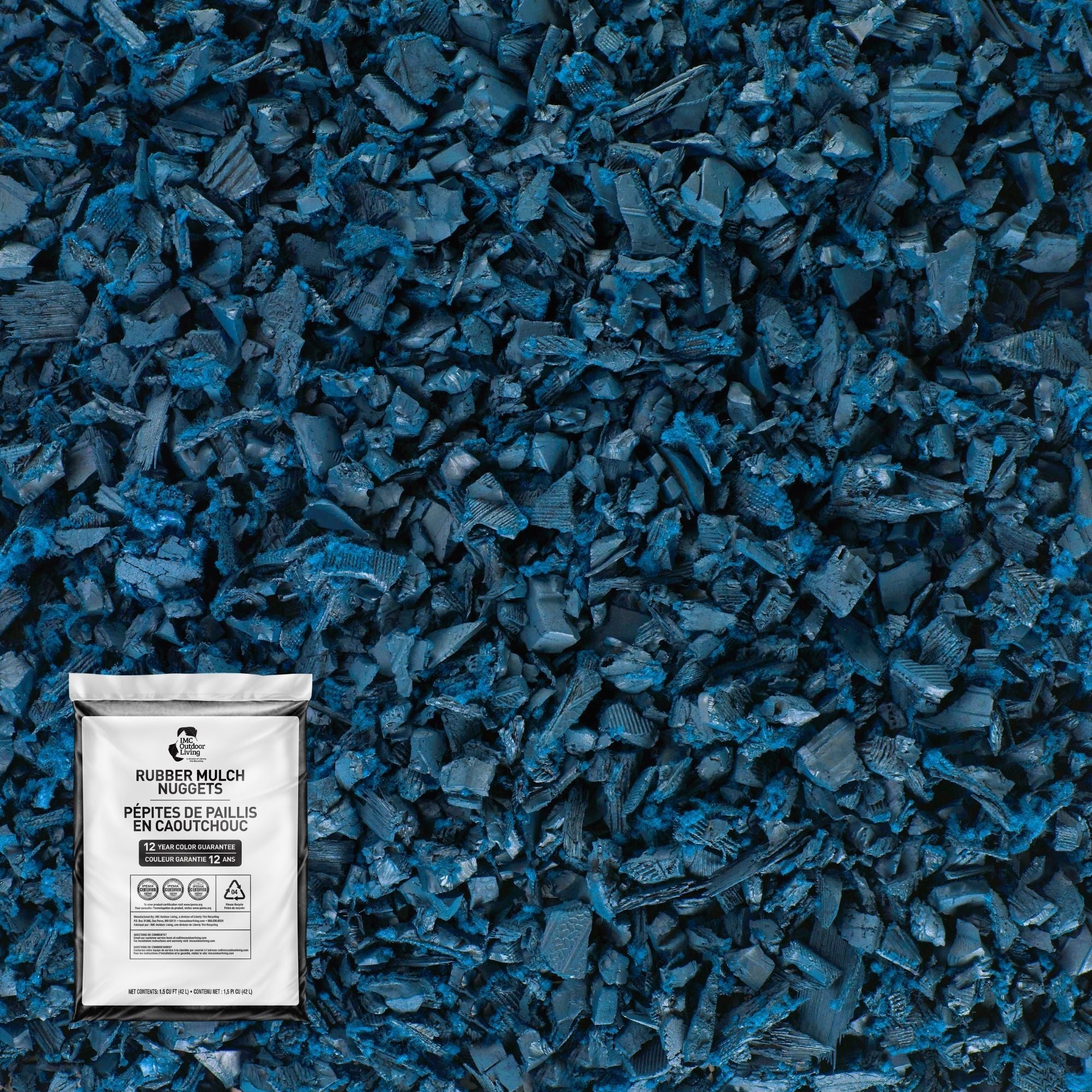 GroundSmart Premium Nugget Rubber Mulch SKU GSRMNuggets