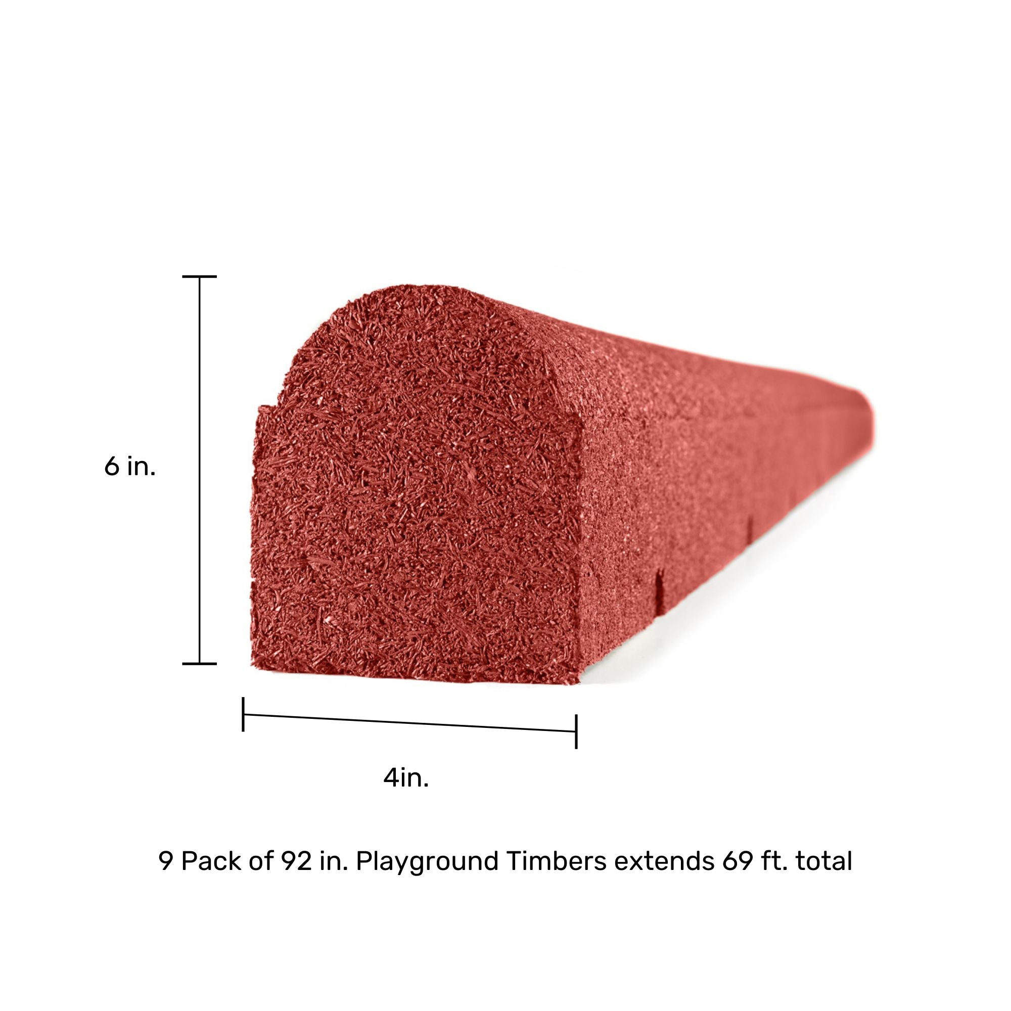 Ground Smart Rubber Playground Timber SKU GSTimber
