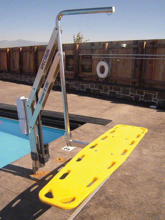 Spectrum Aquatics Spineboard Attachment for Traveler Lift SKU 42323