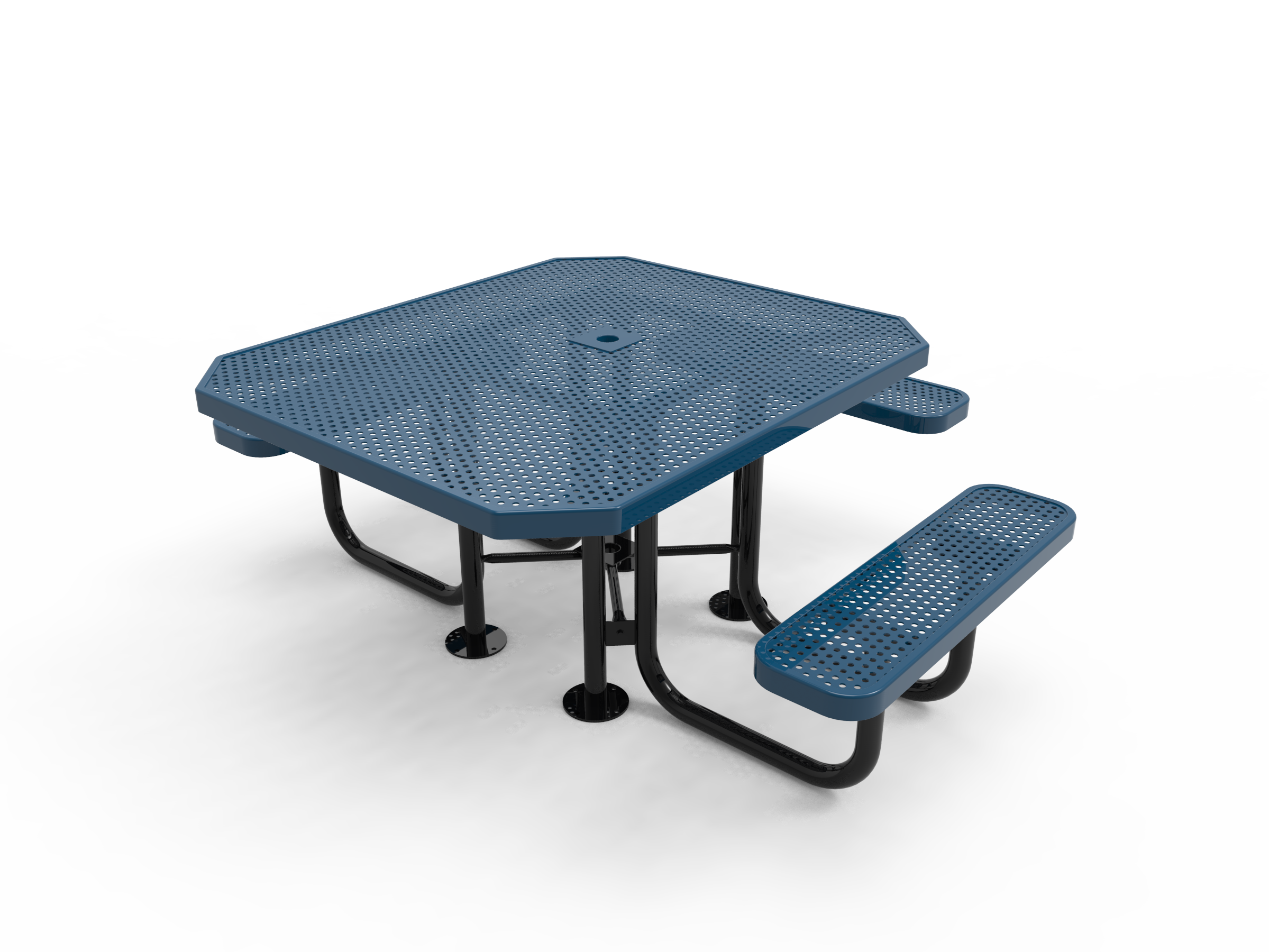 MyTCoat 46” Octagon Portable Table, Punched Steel SKU TOT46