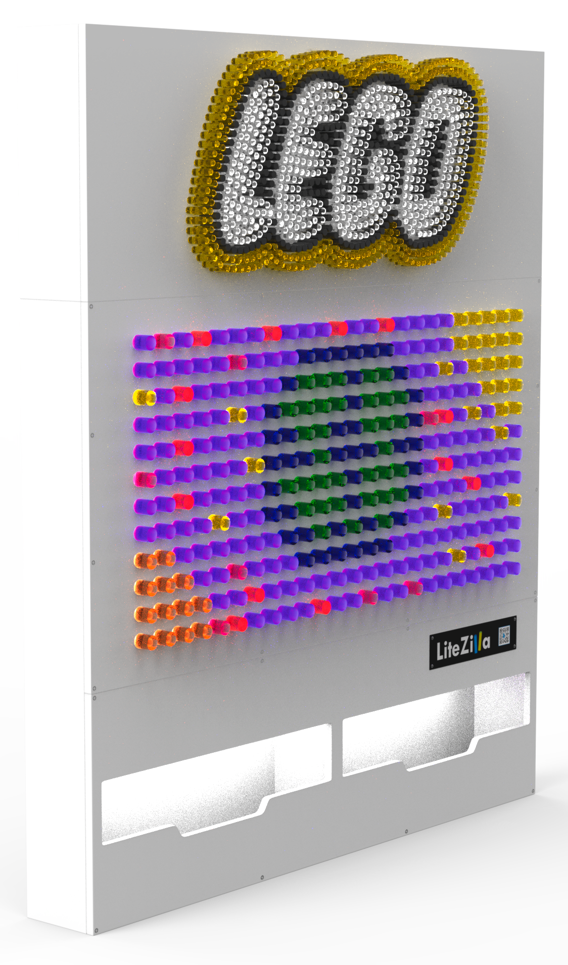 LiteZilla Giant Lite Brite White SKU LZ-WHT