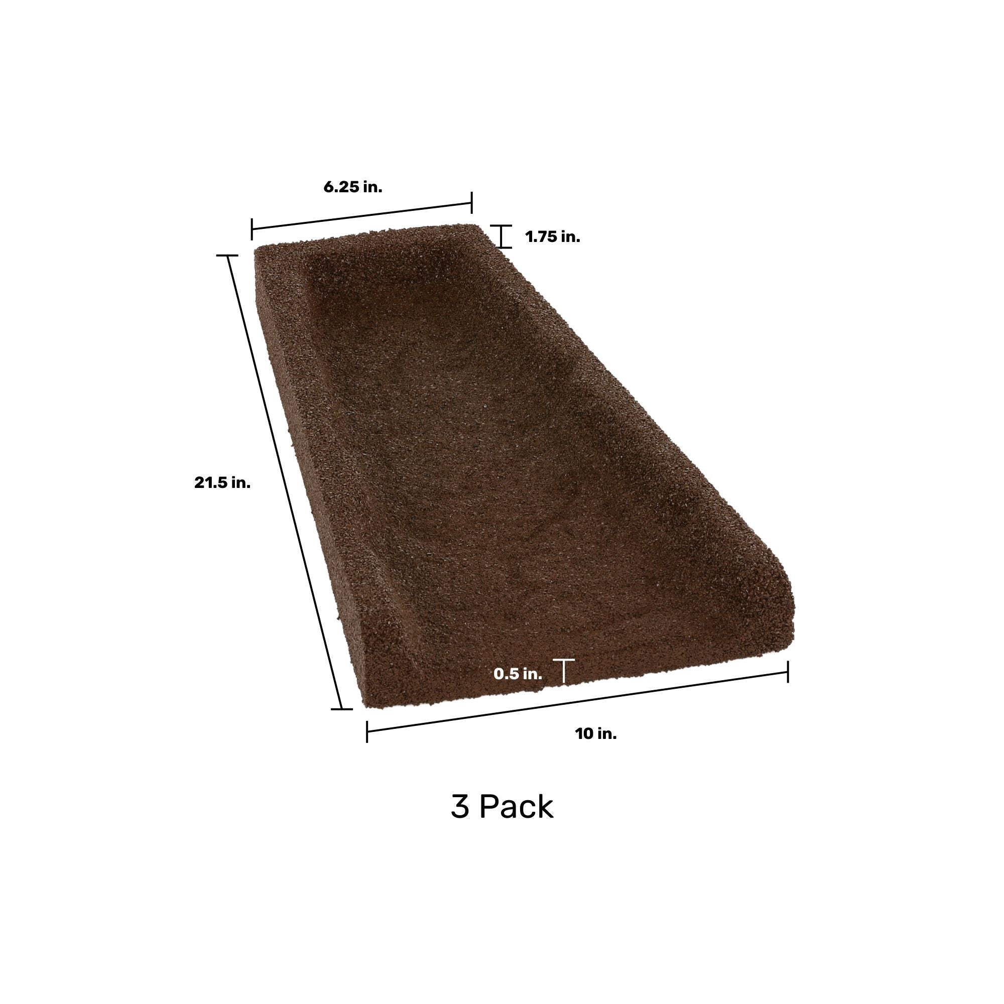 Ground Smart Rubber Splash Blocks SKU GSSplashB21