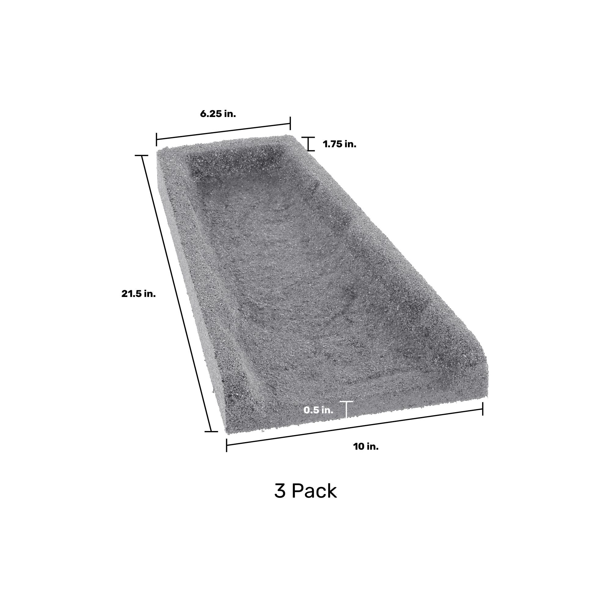 Ground Smart Rubber Splash Blocks SKU GSSplashB21